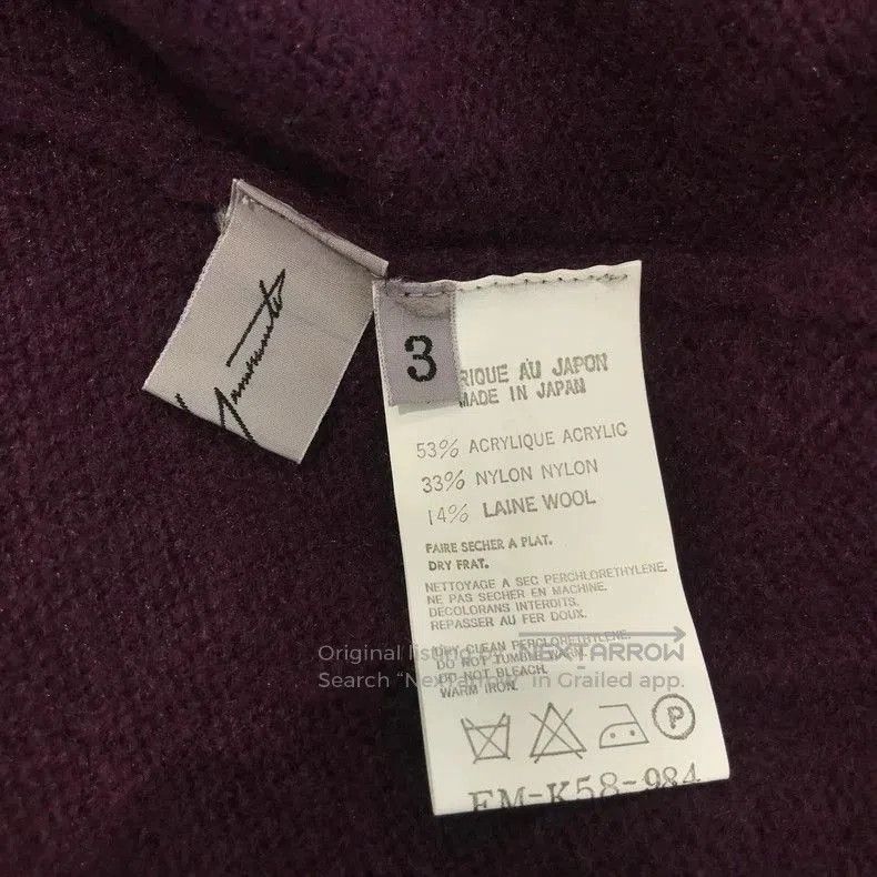 Yohji Yamamoto Yohji Yamamoto Asymmetric Knit Sweater. Size US XS / EU 42 / 0 - 6 Thumbnail