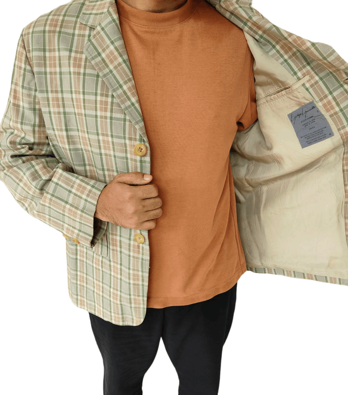 Yohji Yamamoto SAMPLE Yohji Yamamoto Checkered Blazer Size US M / EU 48-50 / 2 - 15 Thumbnail