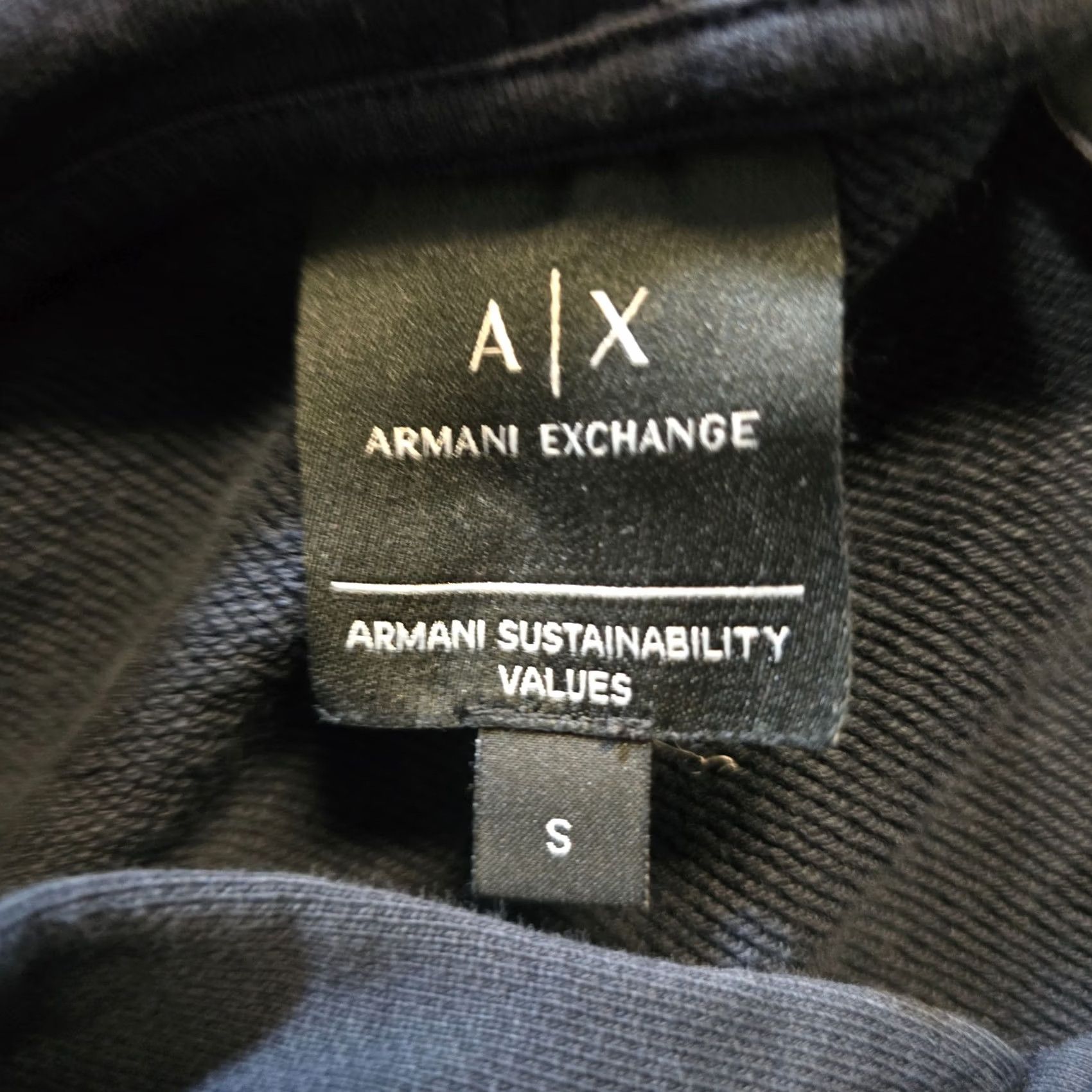 Armani Exchange Armani Exchange Sweatshirt Womens Size Small Blue Hoodie Logo Casual Lounge Size S / US 4 / IT 40 - 5 Thumbnail
