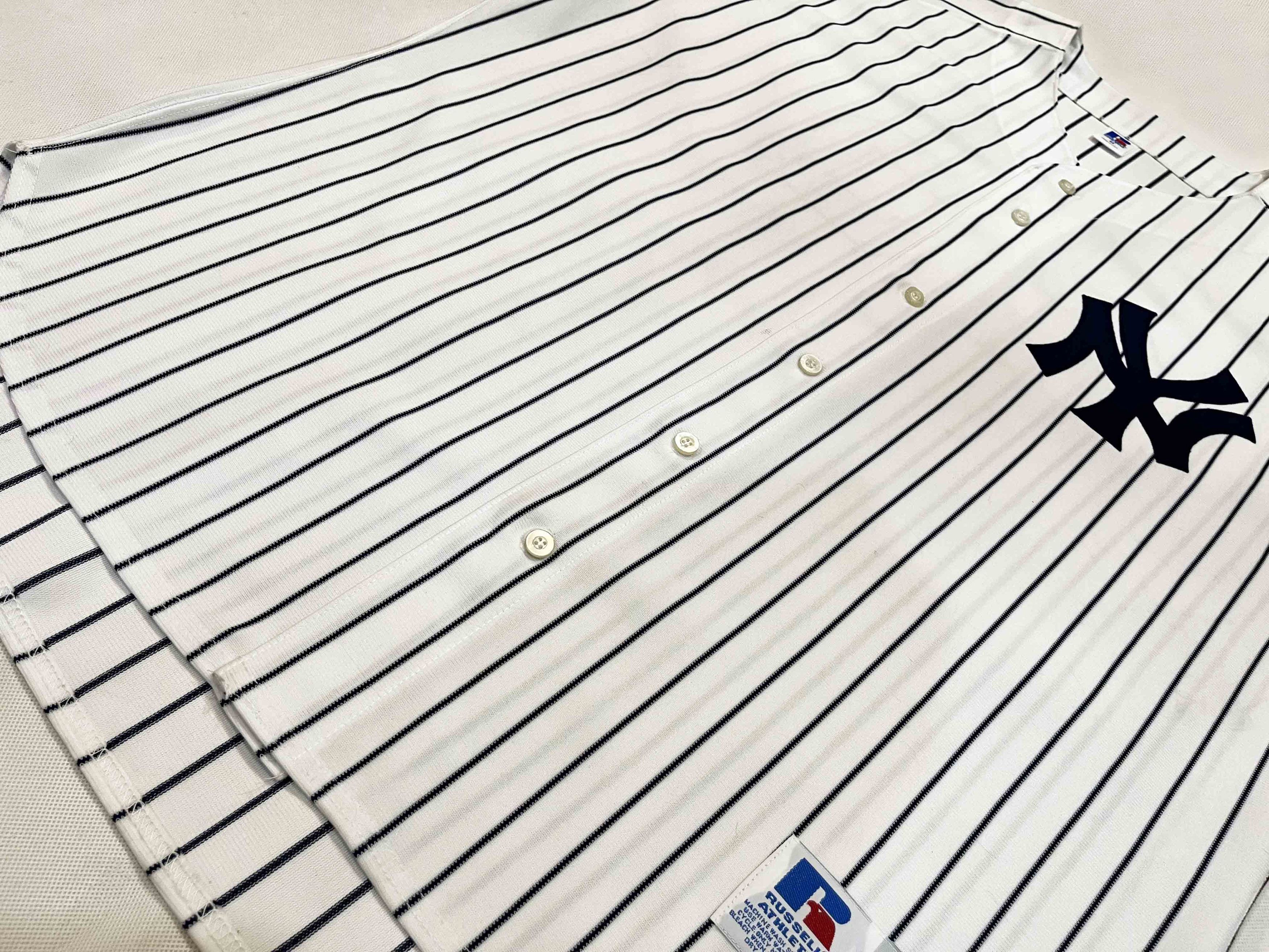 MLB × New York Yankees × Russell Athletic Russell Diamond MLB New York Yankees #25 Pinstripe Jersey Size US XL / EU 56 / 4 - 8 Thumbnail