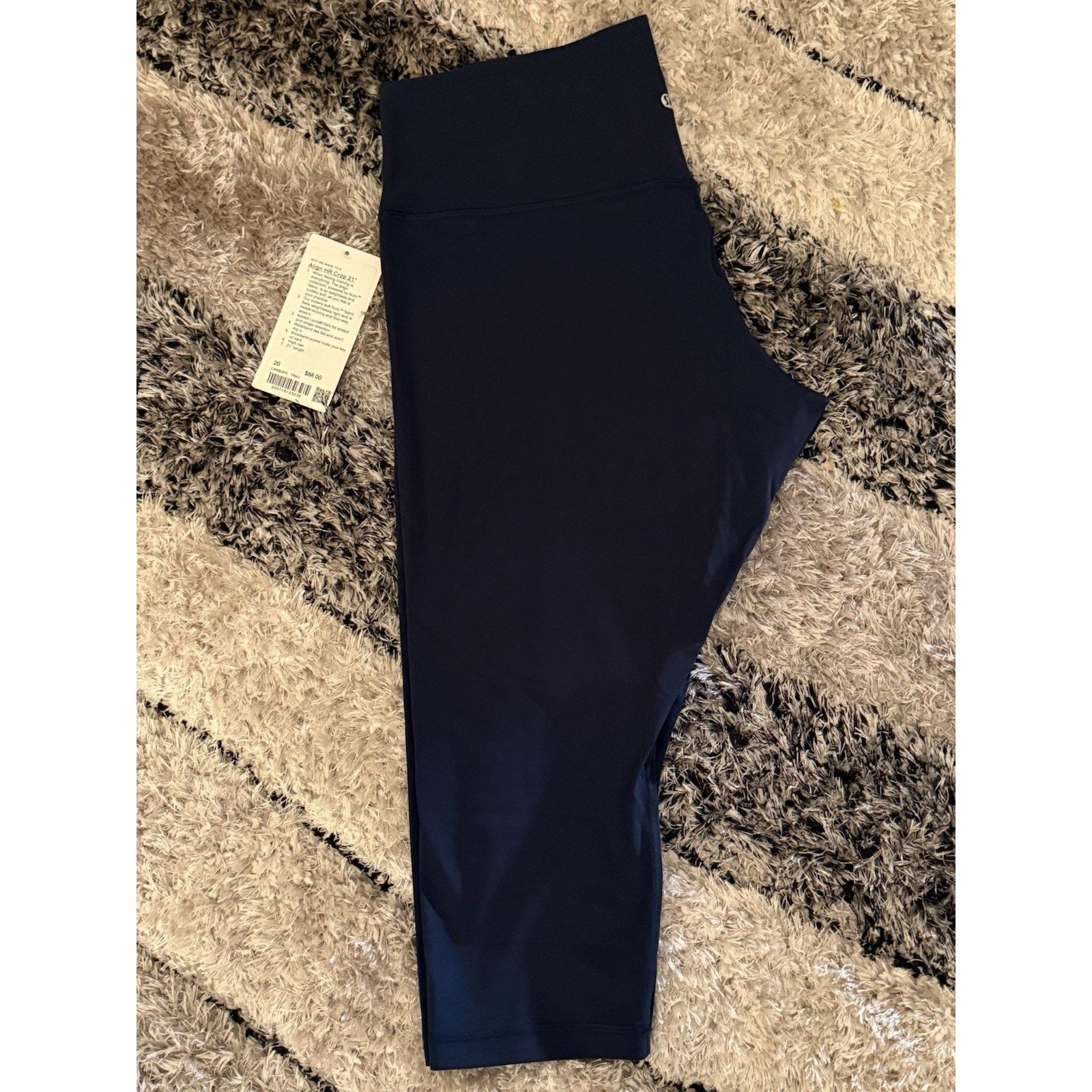 Lululemon Lululemon Align HR Crop 21” True Navy Size 20 NWT Capri Size 42" / US 20 - 5 Thumbnail