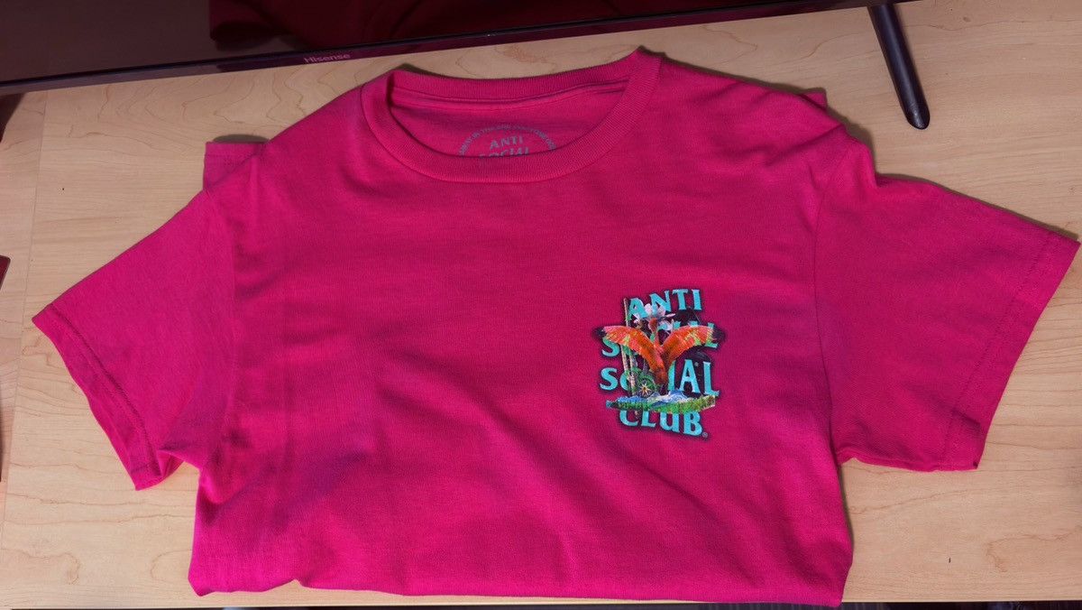 Anti Social Social Club Anti Social Club Pink T- shirt Size M / US 6-8 / IT 42-44 - 1 Thumbnail