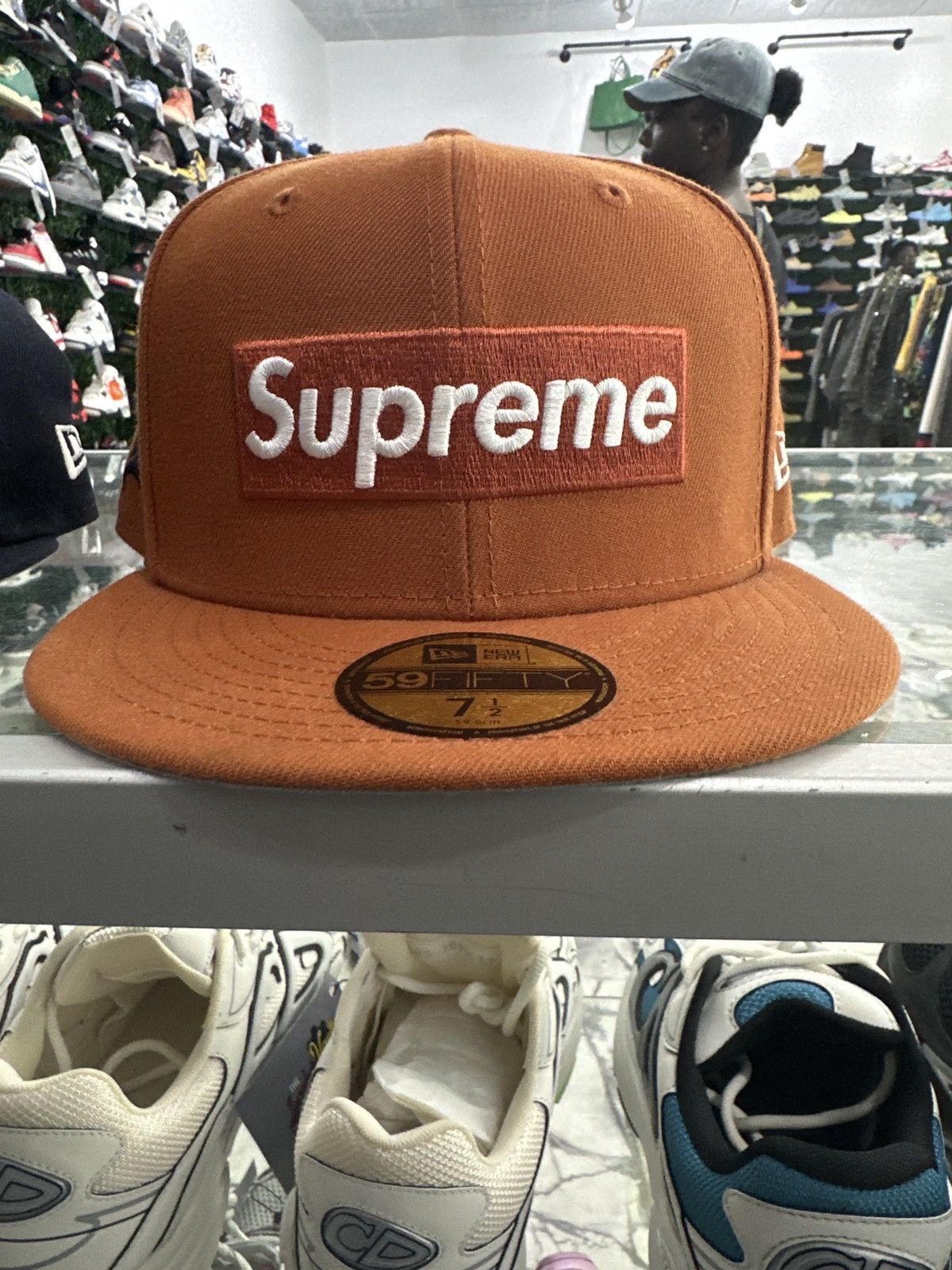 Supreme Supreme Orange Bucol 100% Silk Cap | Grailed