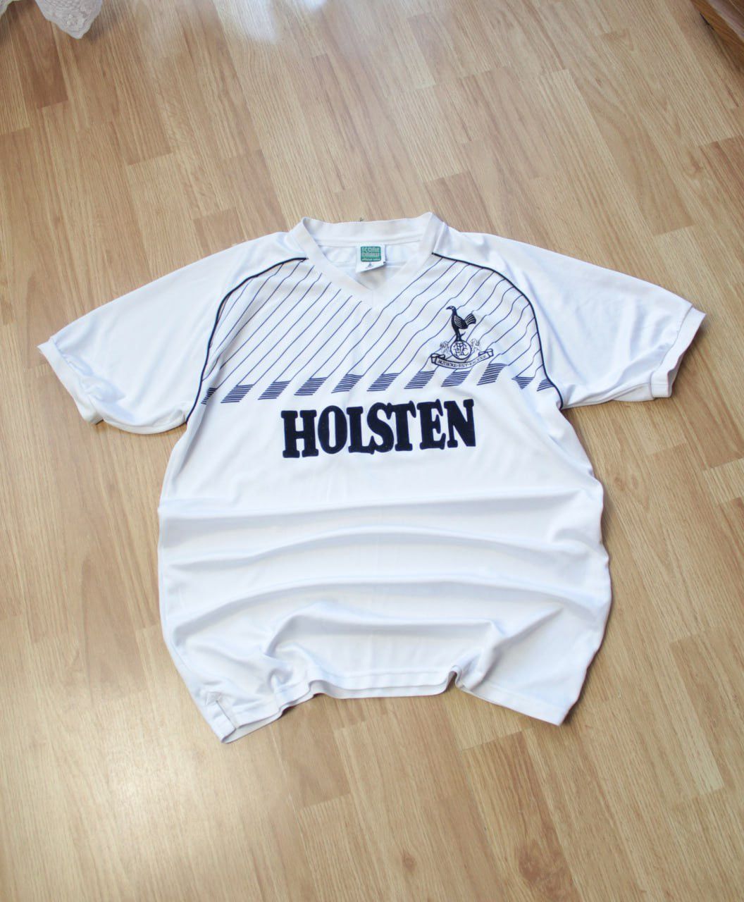 Vintage 🔥 Tottenham Hotspur 1986 1987 Retro Score Draw Jersey Shirt Size US L / EU 52-54 / 3 - 1 Thumbnail