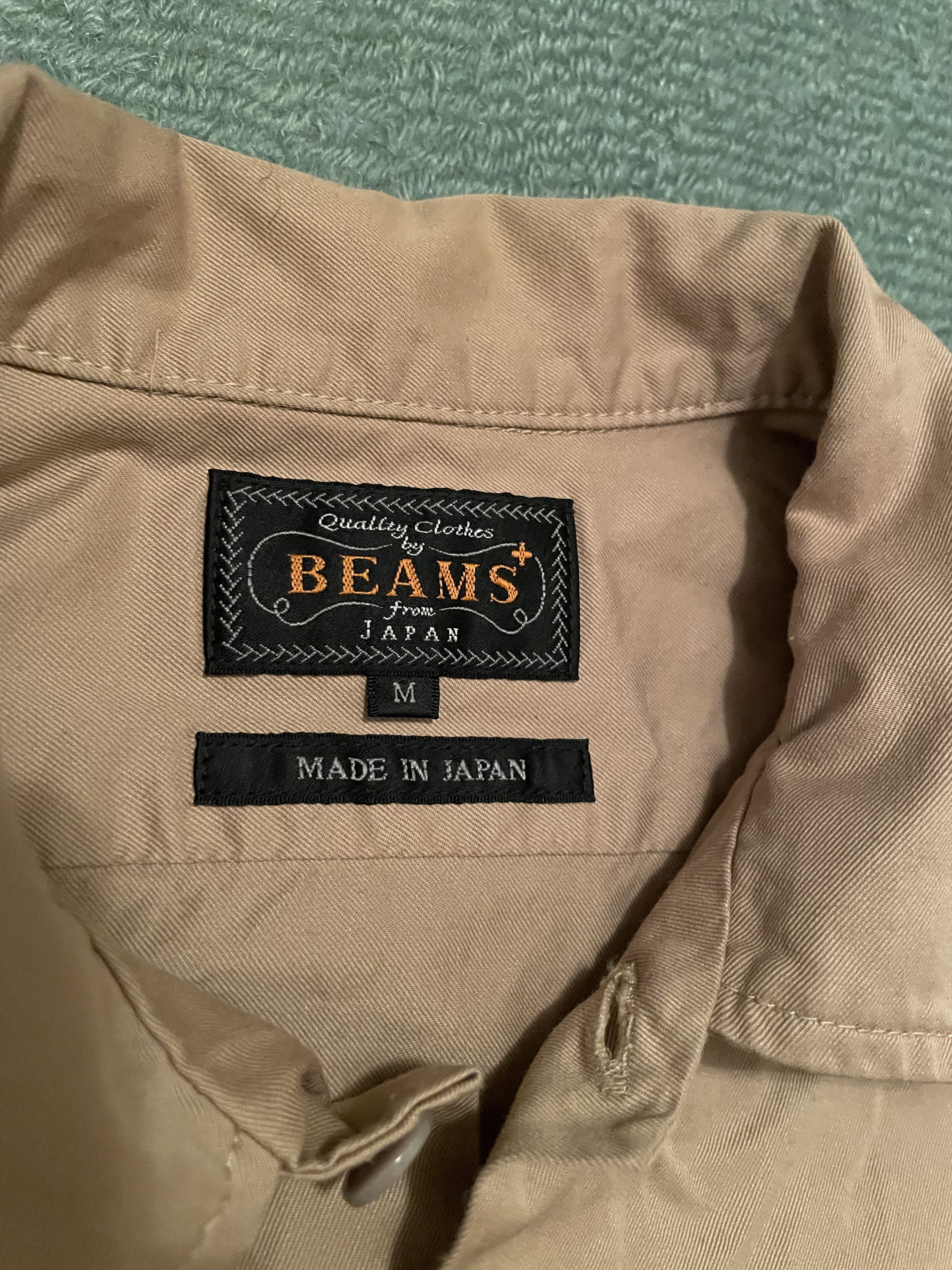 Beams Plus Beams Plus Cotton Twill Shirt in Beige Size US M / EU 48-50 / 2 - 4 Thumbnail
