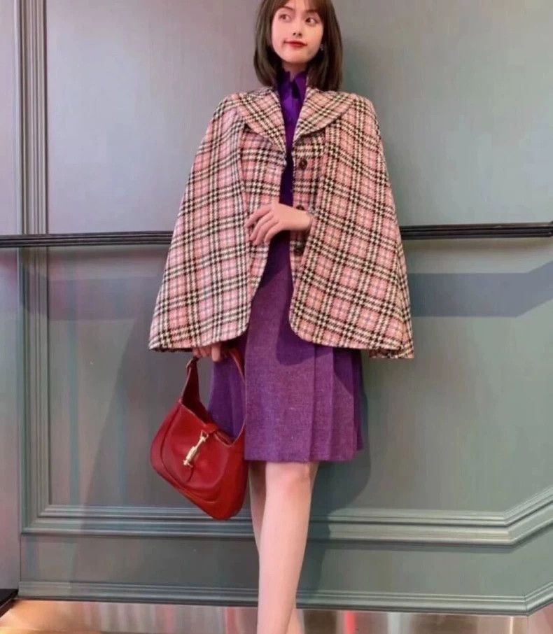 Gucci Gucci Brown striped horsehair lapel single-breasted cloak s Size XS / US 0-2 / IT 36-38 - 8 Thumbnail