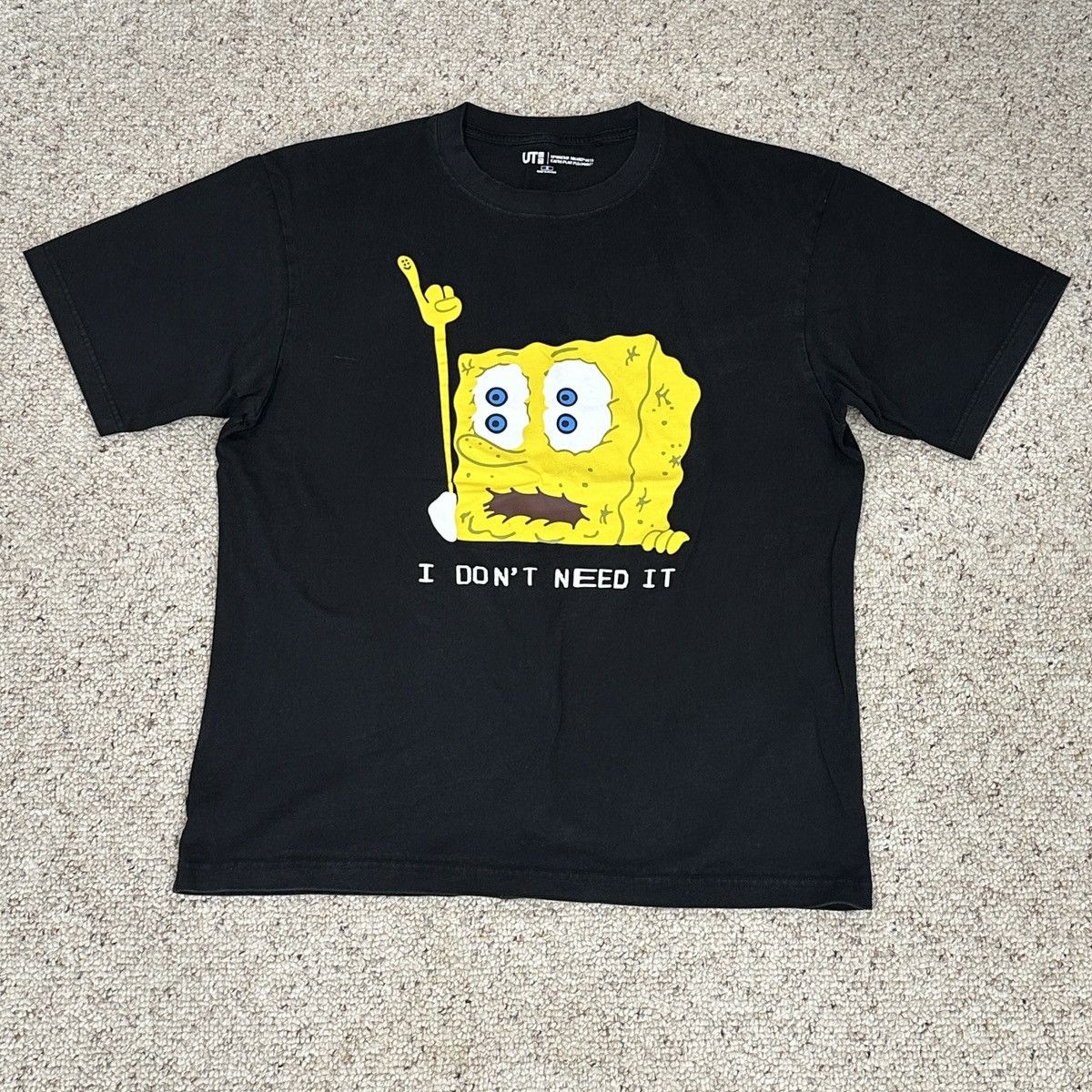 Cactus Plant Flea Market × Uniqlo CPFM Spongebob Tee Size US M / EU 48-50 / 2 - 1 Thumbnail