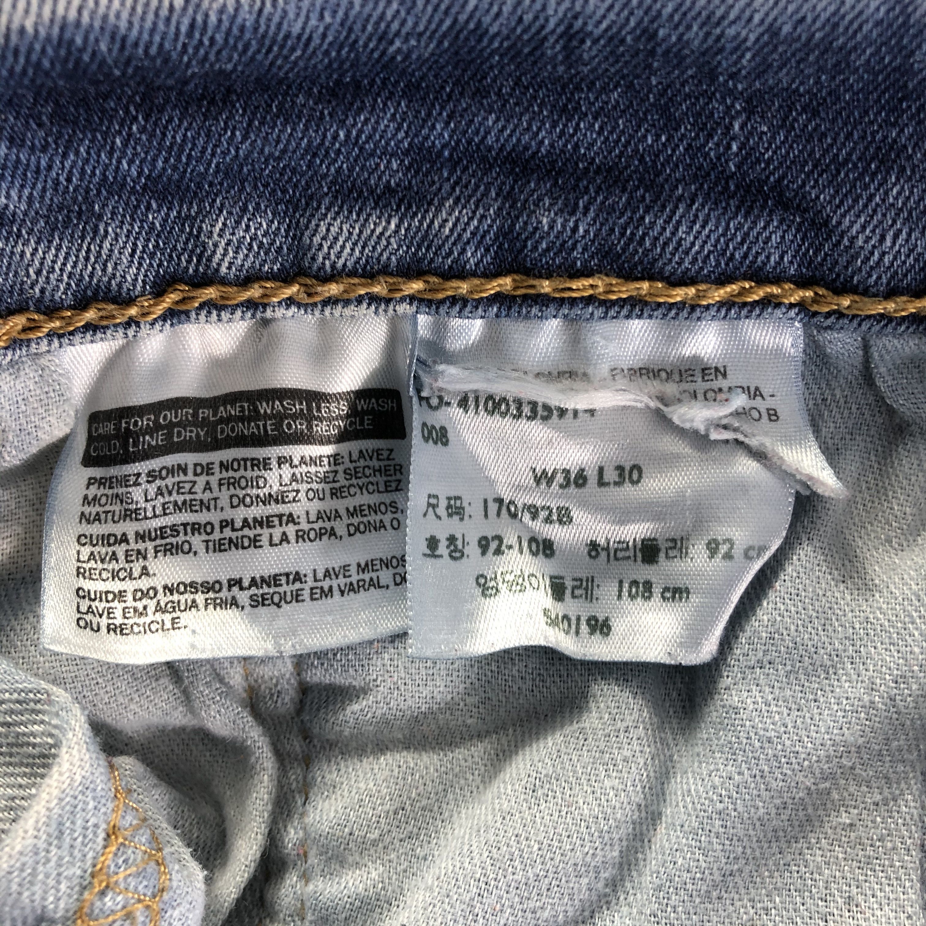 Levi's Vintage Blue Wash Levis 514 Jeans-J4229 Size US 34 / EU 50 - 11 Thumbnail