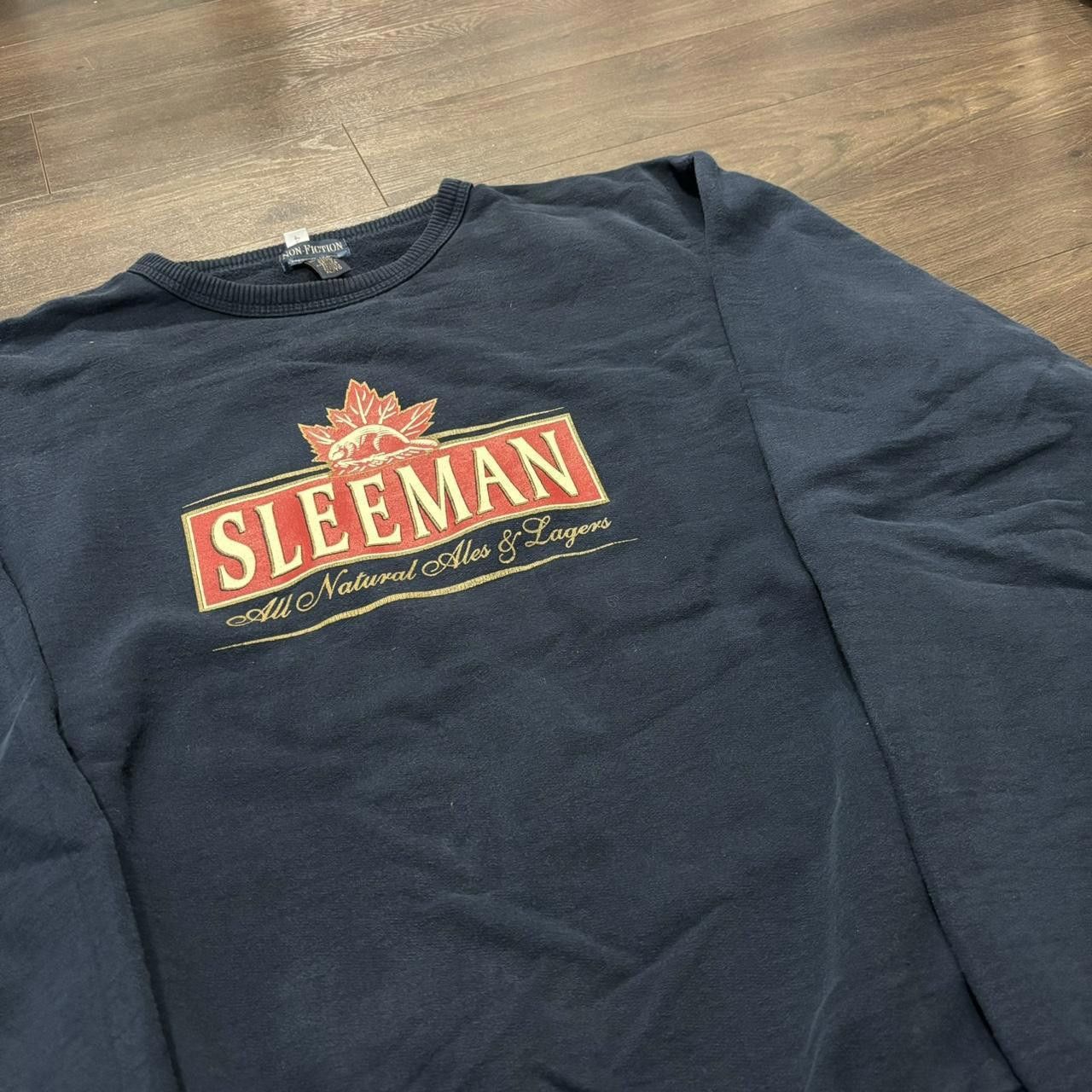 Designer Vintage Sleeman All Natural Ales Lagers Crewneck Sweatshirt Size US XL / EU 56 / 4 - 2 Thumbnail