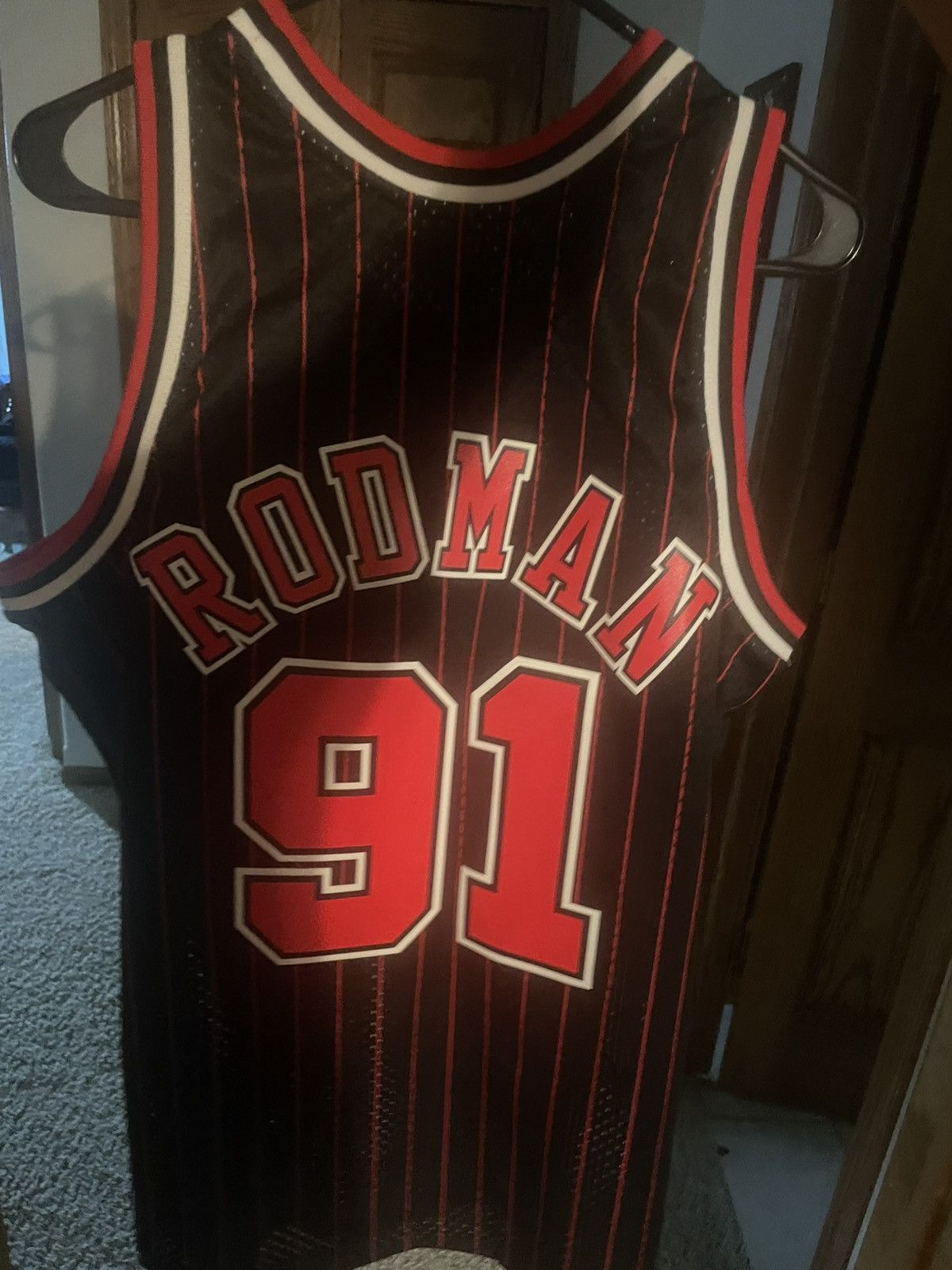 NBA hardwood classics rodman jersey Size US L / EU 52-54 / 3 - 1 Thumbnail