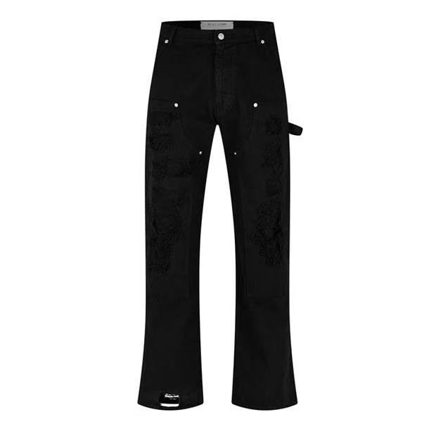1017 ALYX 9SM o1g2r1mq0824 Dstryd Denim Pants in Washed Black Size US 32 / EU 48 - 1 Thumbnail