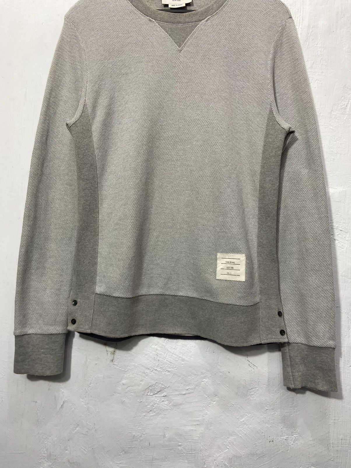 Thom Browne Thom Browne Felpe Grey Sweatshirt Size US M / EU 48-50 / 2 - 3 Thumbnail