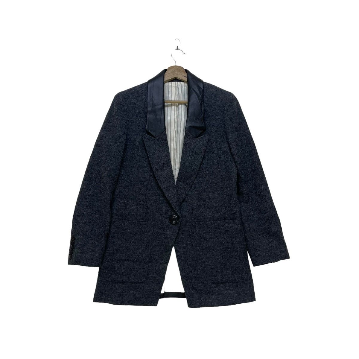 J apanese Brand Abahouse Luxe Single Button Hybrid Jacket