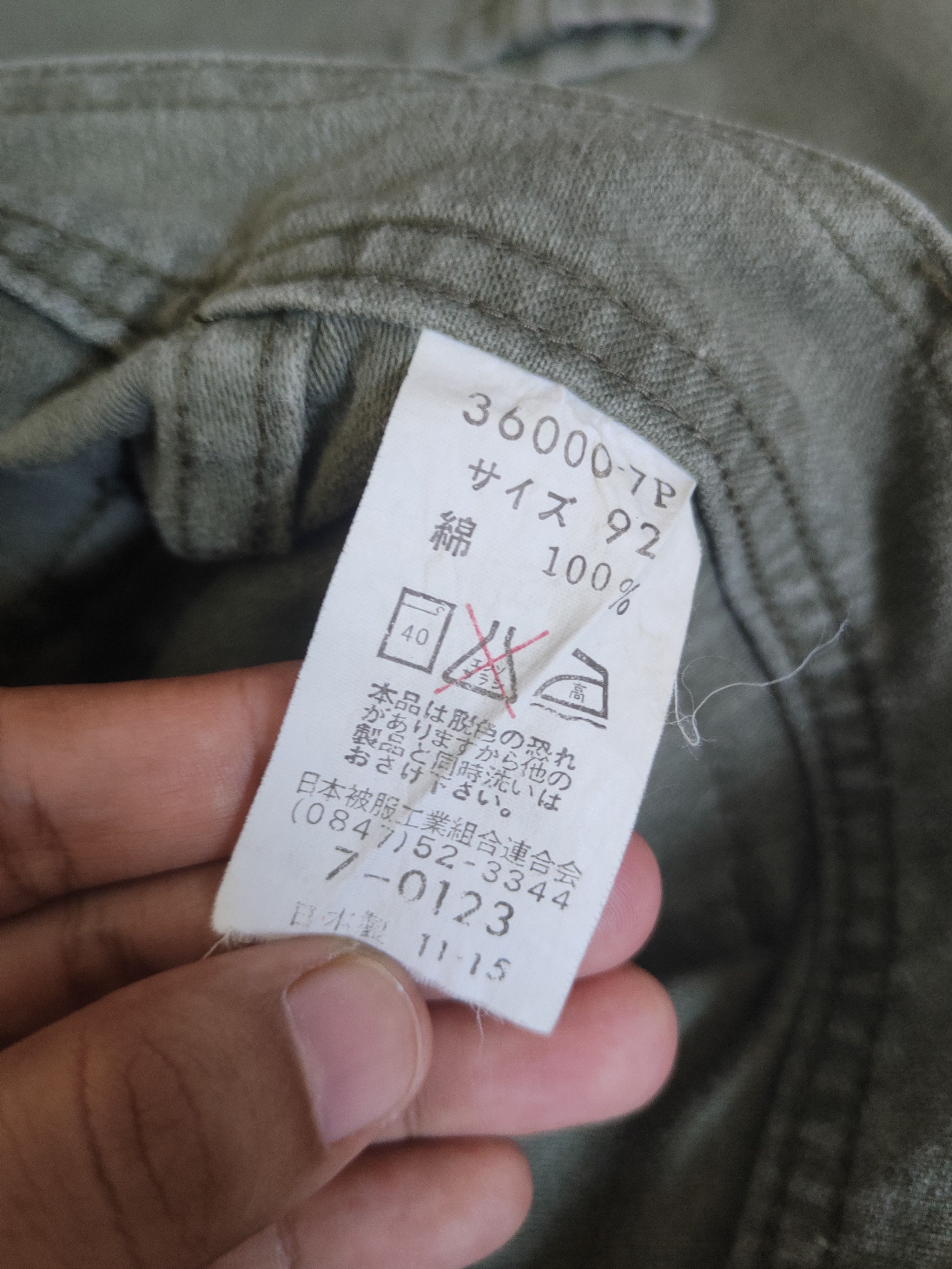 Japanese Brand DL Spurtion Army Green Multipocket Cargo Pants #1915 Size US 34 / EU 50 - 14 Thumbnail