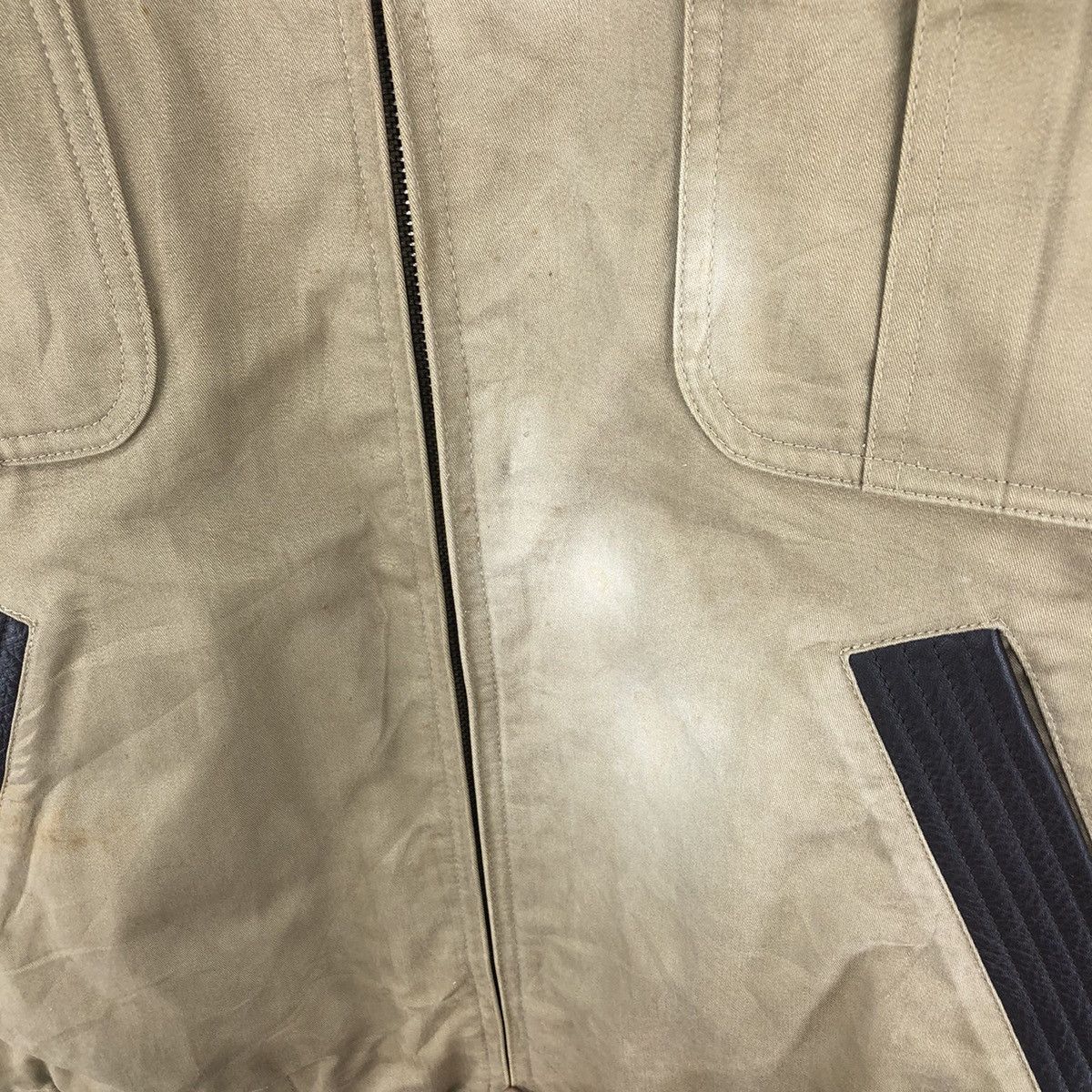 Bjorn Borg Vintage 90’s Bjorn Borg Leather Sleeve Jacket Size US XXL / EU 58 / 5 - 10 Thumbnail