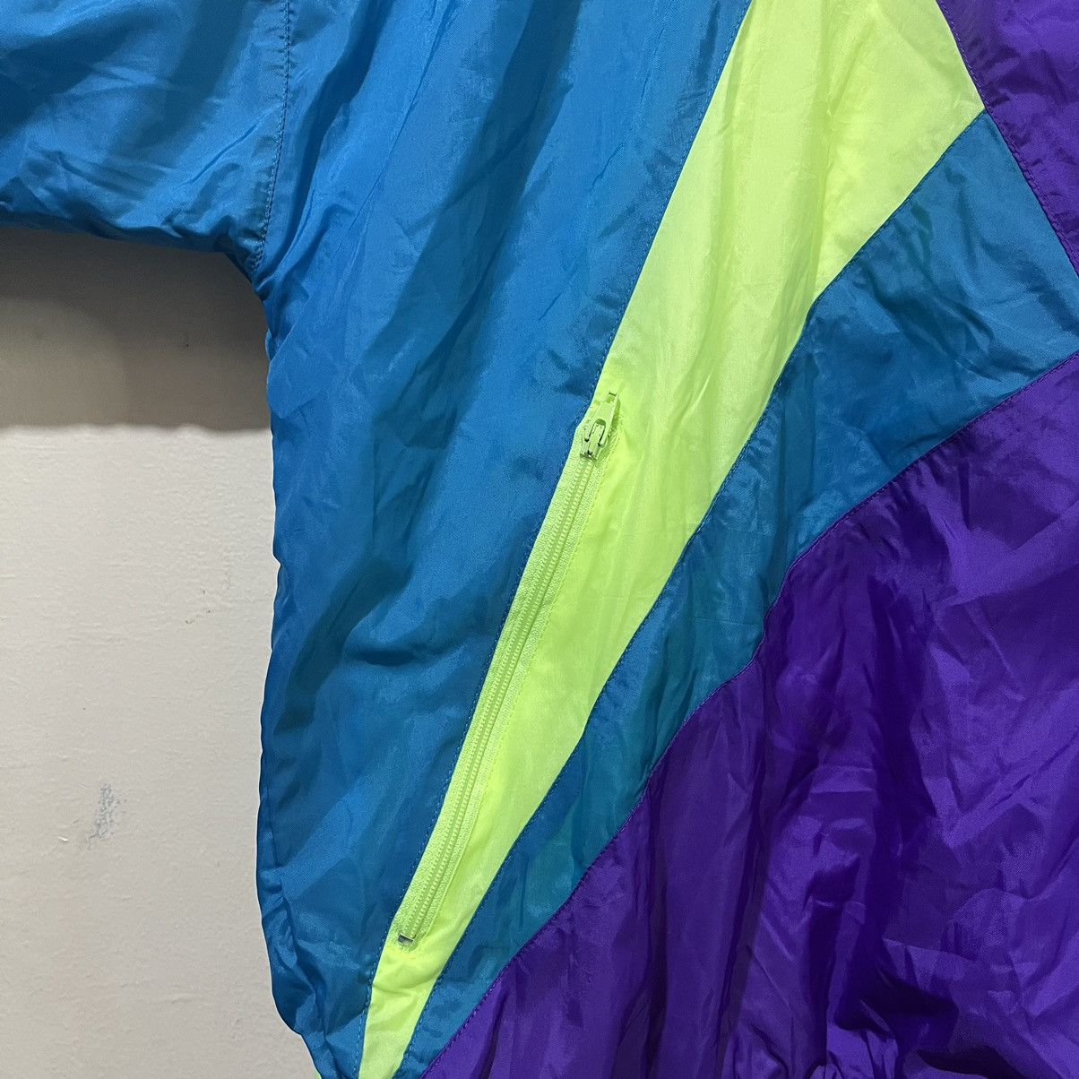 Nike 90's Nike Tritone Zip Up Windbreaker Jacket Size US XL / EU 56 / 4 - 8 Thumbnail