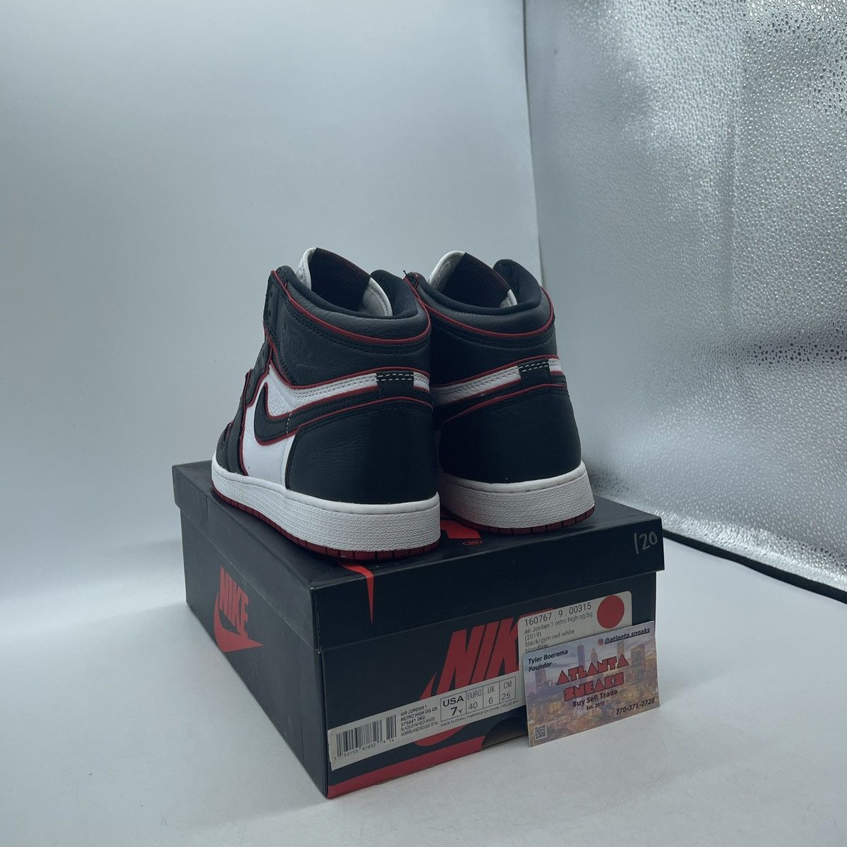 Jordan Brand Air jordan 1 high bloodline Size US 7 / EU 40 - 4 Thumbnail