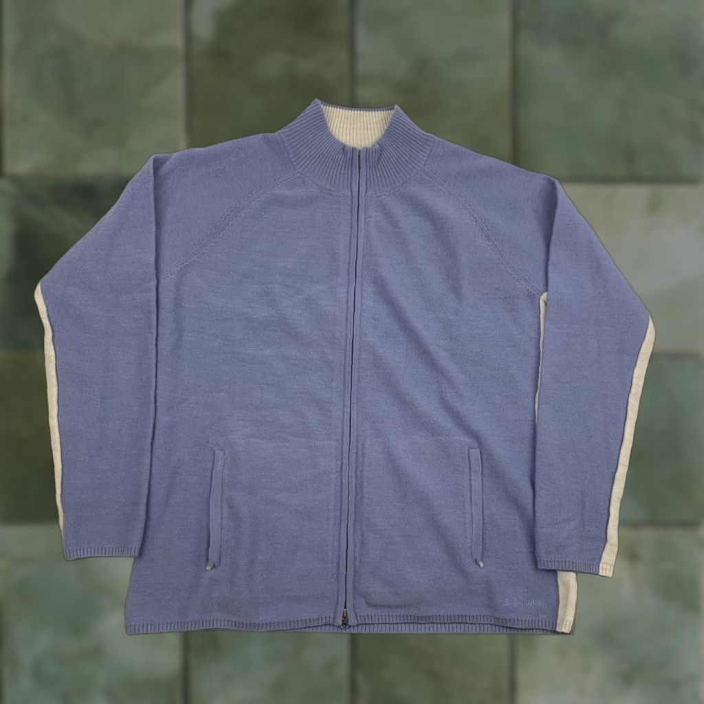 Vintage VINTAGE LL Bean Jacket Womens Large Blue Full Zip Pockets Outdoors Logo American Y2K Size L / US 10 / IT 46 - 1 Thumbnail