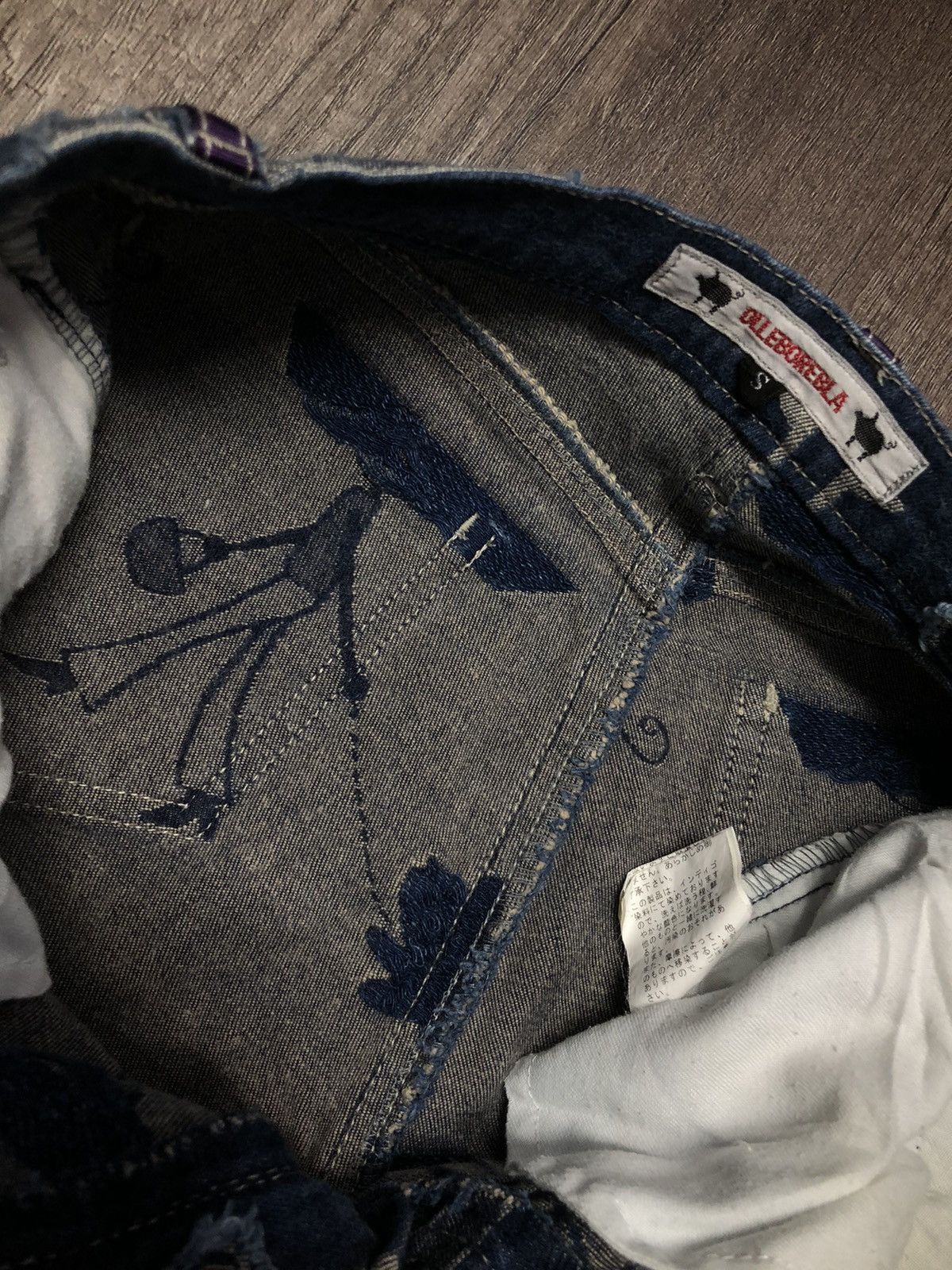 Japanese Brand VINTAGE OLLEBOREBLA STRETCH JEANS FULL PRINT Size 27" / US 4 / IT 40 - 16 Thumbnail