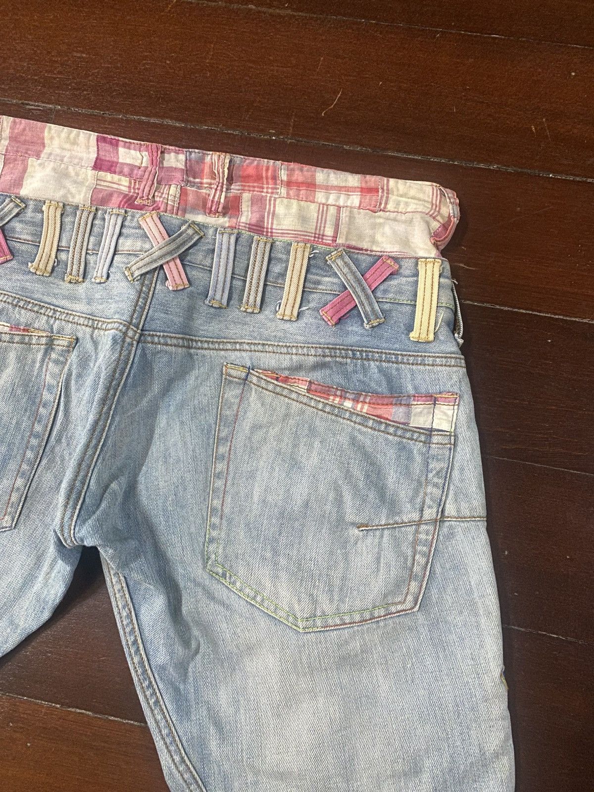 Beauty Beast VINTAGE Y2K DOMINATE DOUBLE WAISTED BONDAGE PANTS Size US 37 - 16 Thumbnail