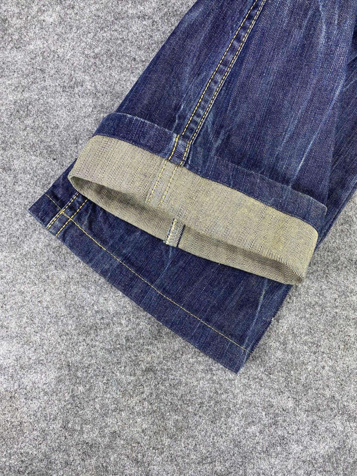 Japanese Brand Red Pepper Blue Wash Bootcut Jeans - J1053 Size 29" - 13 Thumbnail