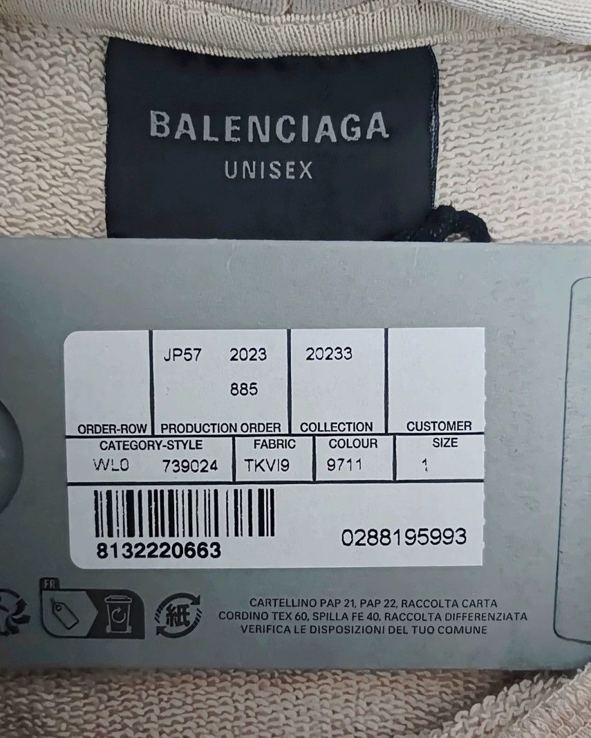 Balenciaga Balenciaga 23ss Cola Embroidered Logo Letter P2412-Nextarrow Size US S / EU 44-46 / 1 - 5 Thumbnail