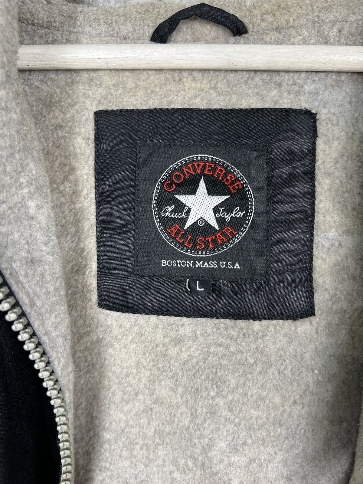 Converse 🔥 VINTAGE CONVERSE HOODIES JACKET BIG LOGO Size US L / EU 52-54 / 3 - 15 Thumbnail