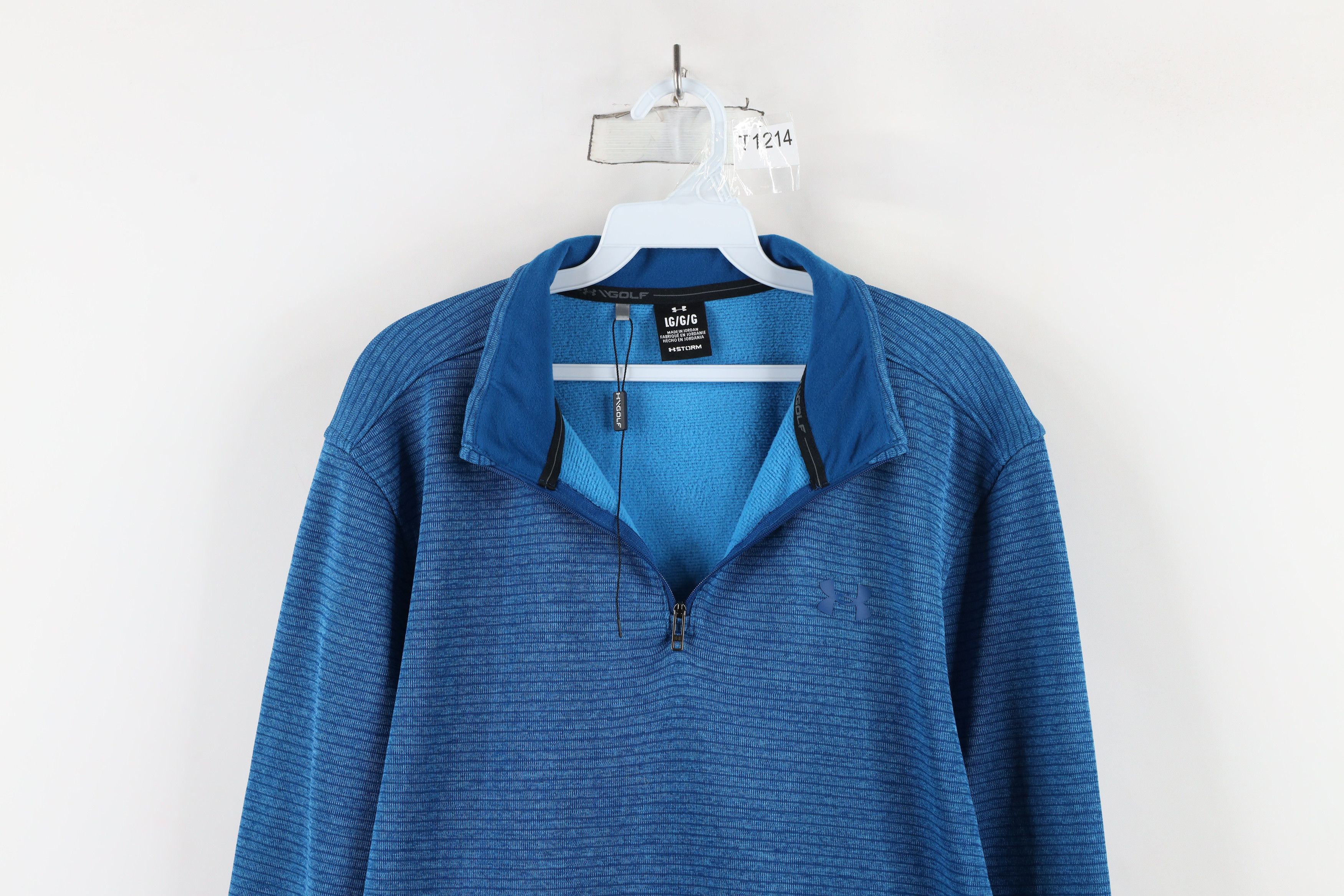 Under Armour × Vintage New Under Armour Golf Half Zip Pullover Sweatshirt Blue Size US L / EU 52-54 / 3 - 2 Thumbnail