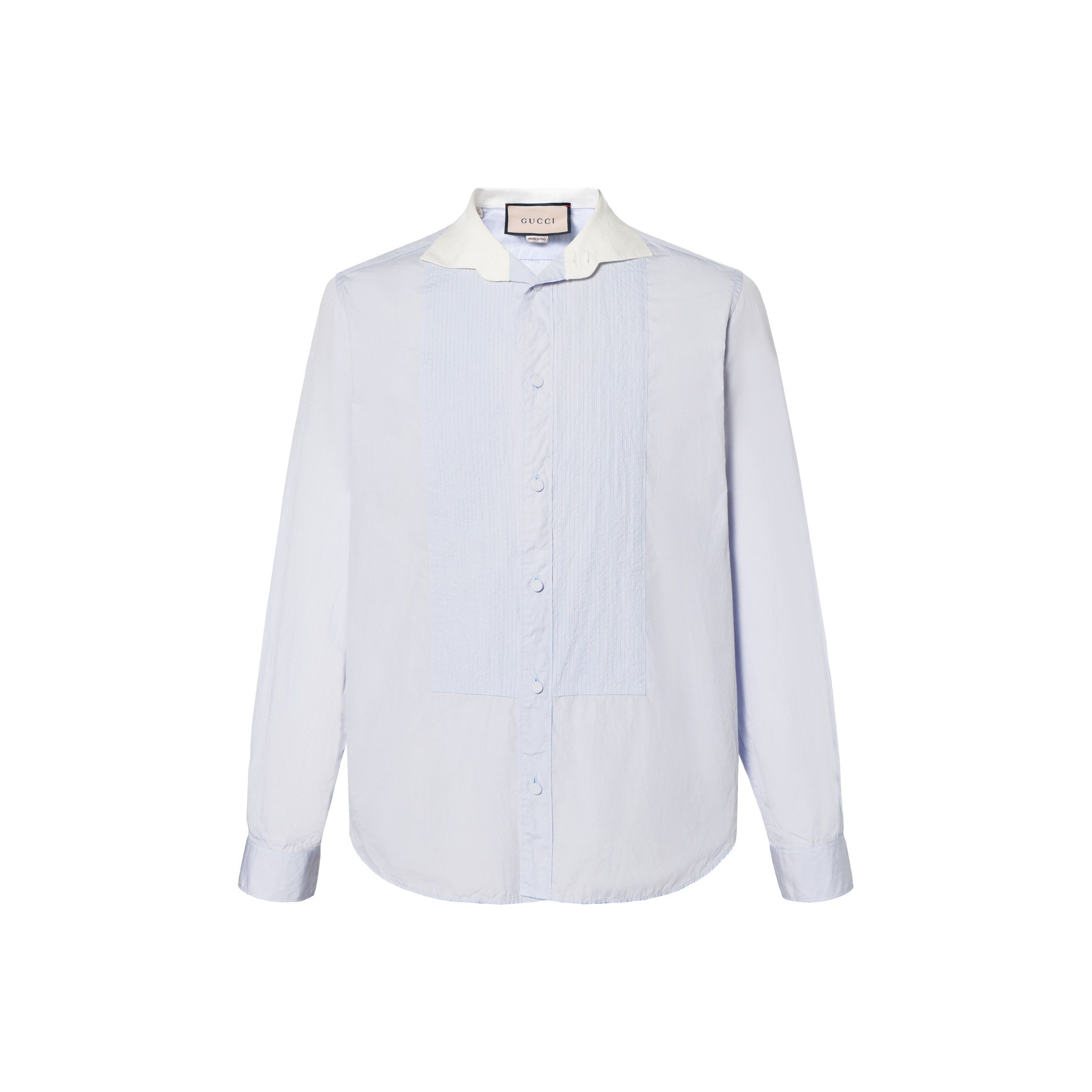 Gucci Gucci Pleated Bib Shirt Size M Size US M / EU 48-50 / 2 - 1 Thumbnail