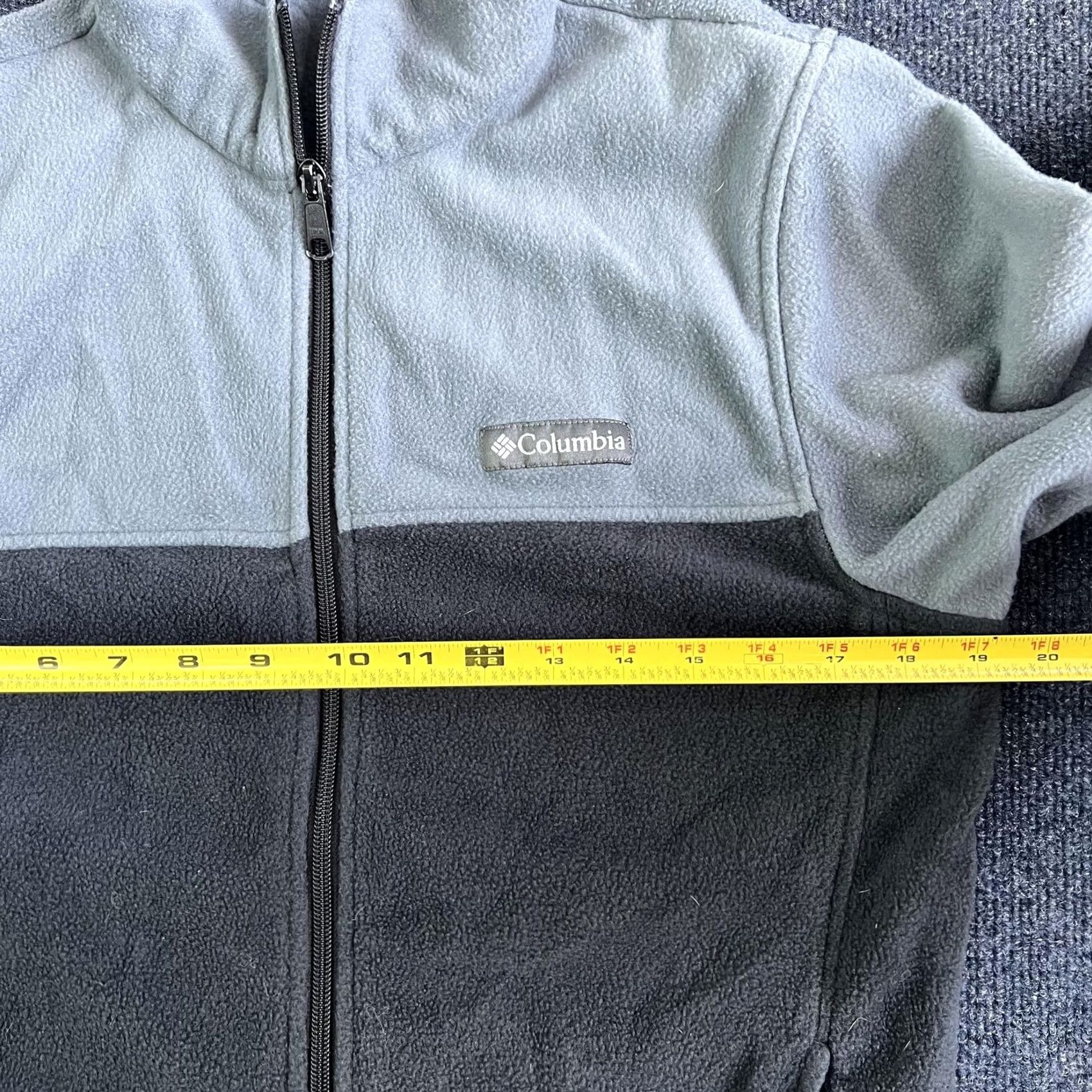 Vintage Columbia Jacket Mens Small Gray Fleece Full Zip Stand Collar Pockets XM1247 Size US S / EU 44-46 / 1 - 7 Thumbnail