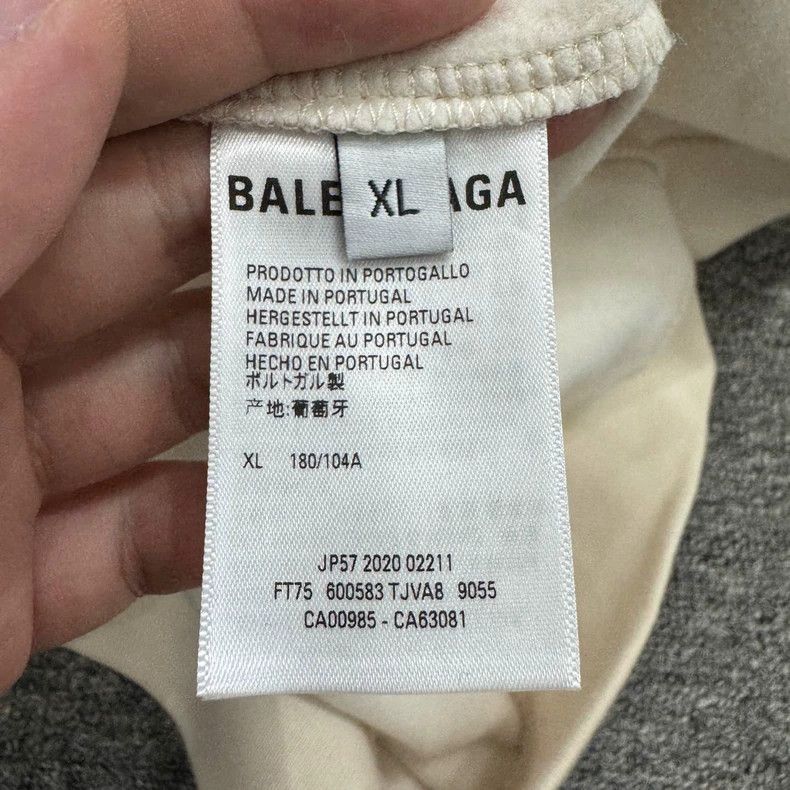 Balenciaga Balenciaga Letter printed hooded sweater Size US XL / EU 56 / 4 - 6 Thumbnail