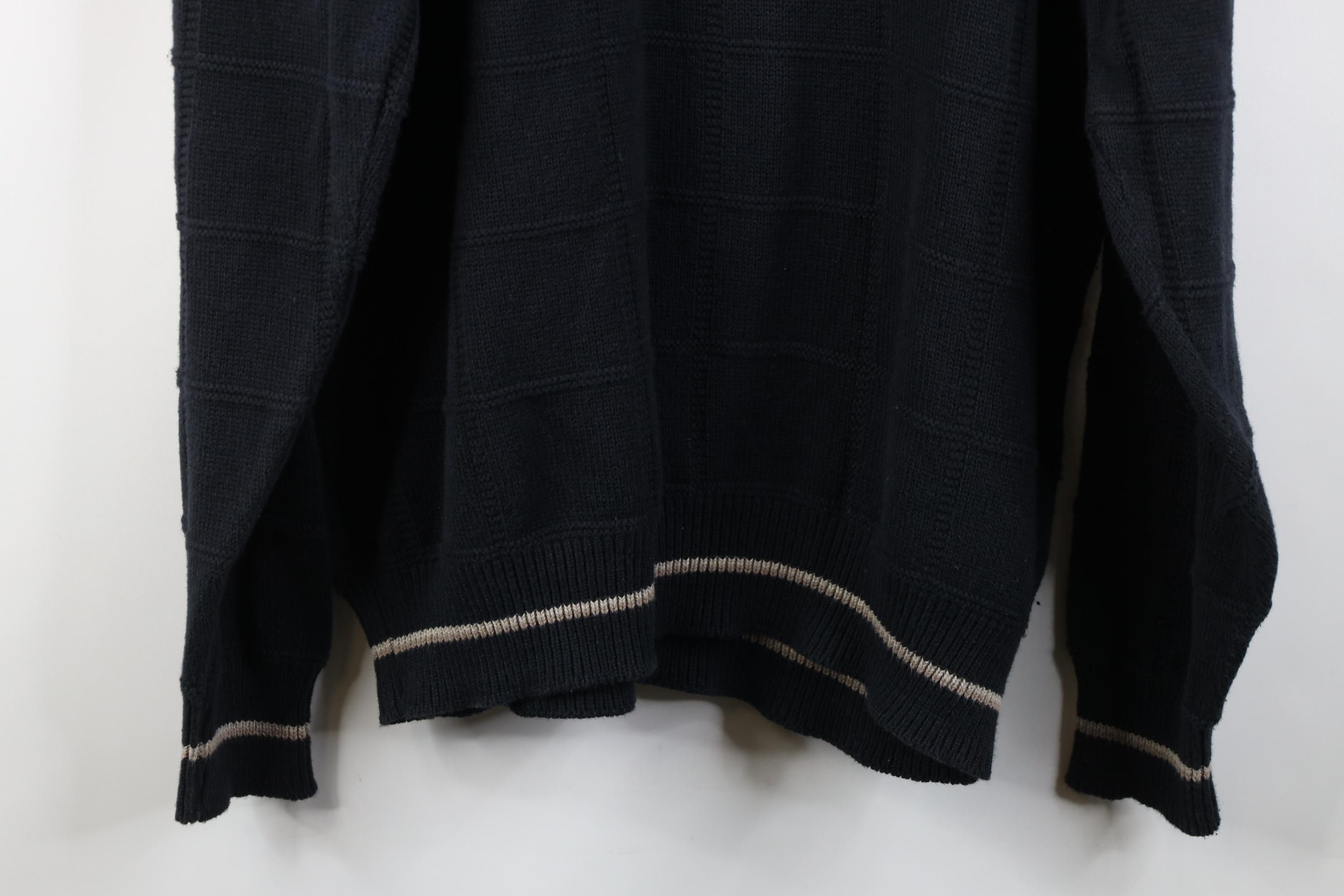Vintage Vintage 90s Streetwear Checkered Knit Golf Sweater USA Size US L / EU 52-54 / 3 - 13 Thumbnail