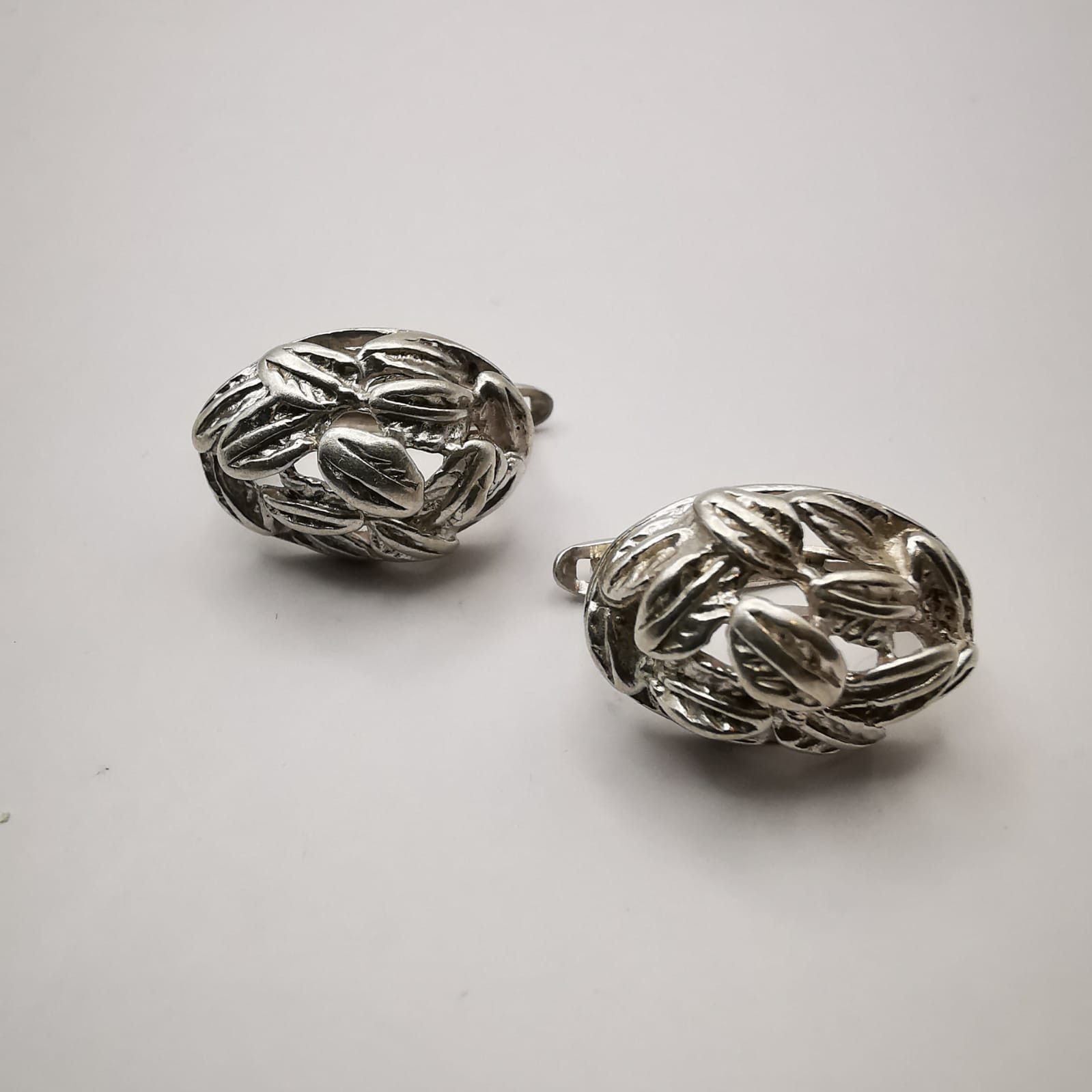 Sterling Silver Vintage 925 Sterling Silver Earrings Jewelry 5 g Size ONE SIZE - 1 Thumbnail