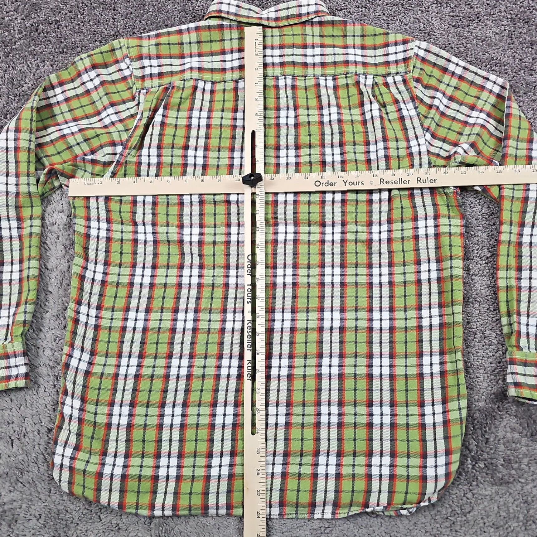 The North Face The North Face Shirt Mens L Green Plaid Flannel Button-Up Outdoors Pockets A65K Size US L / EU 52-54 / 3 - 5 Thumbnail