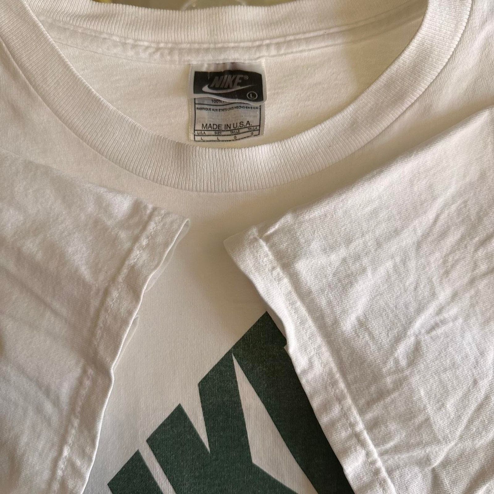 Nike × Vintage Vintage 90s Nike Shirt Size US L / EU 52-54 / 3 - 6 Thumbnail