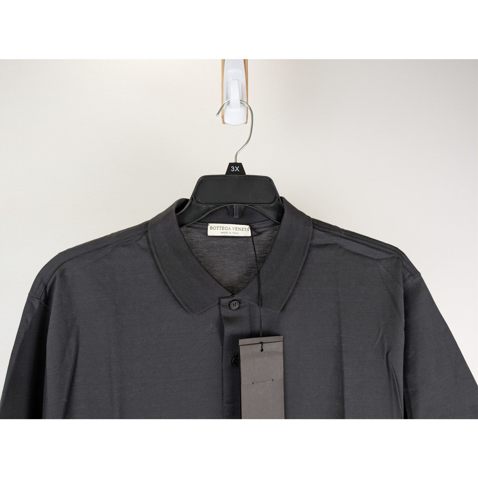 Bottega Veneta o1rshd1 Polo Dry Piquet T-Shirt in Black Size US XL / EU 56 / 4 - 3 Thumbnail