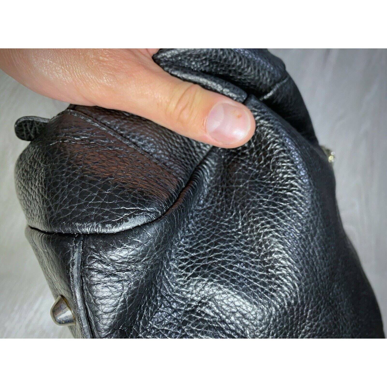 Versace × Versace Jeans Couture Versace Collection Leather Shoulder bag Black Made In Italy Size ONE SIZE - 5 Thumbnail