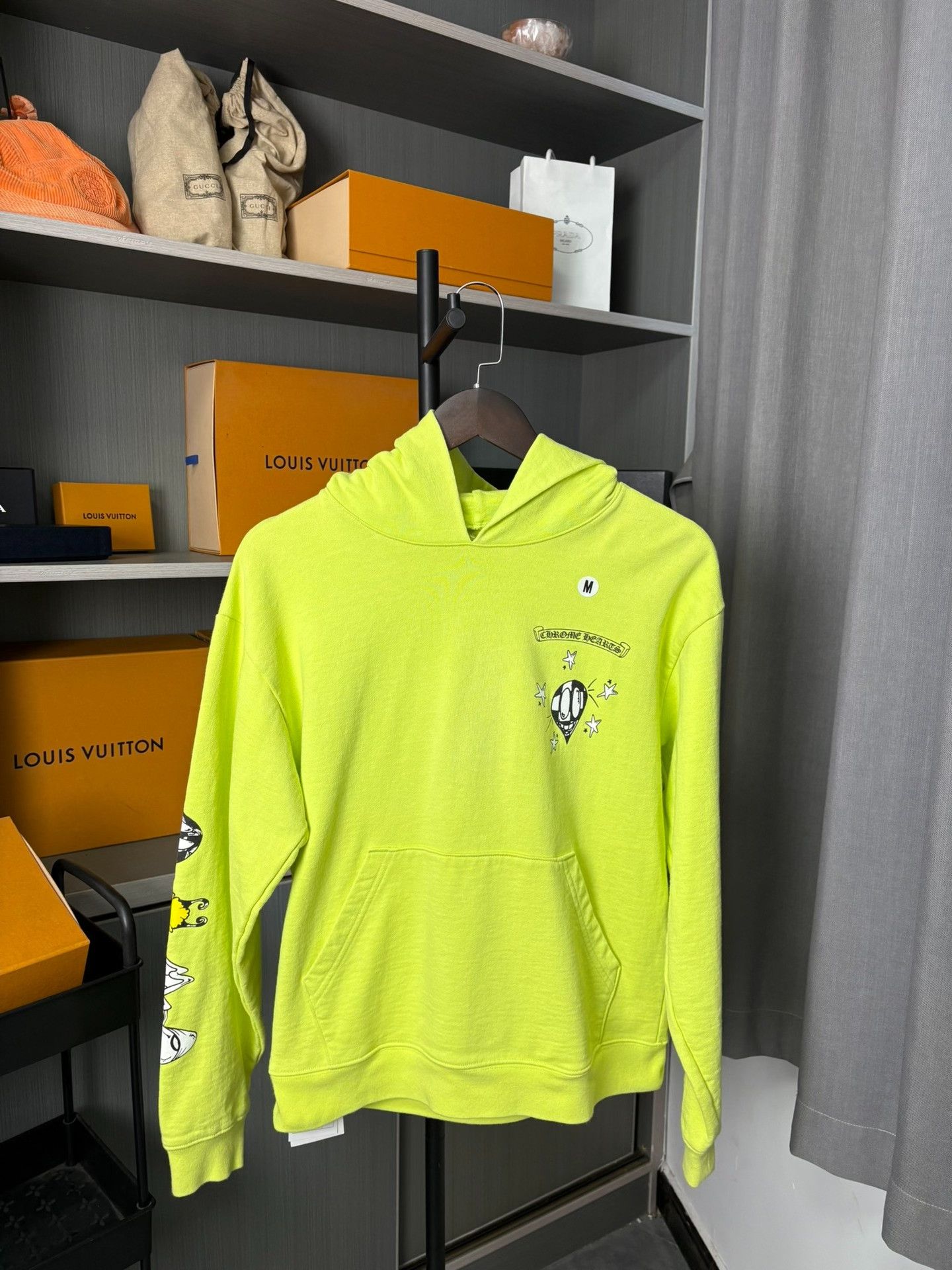Chrome Hearts Chrome Hearts Yellow Hoodie M Men Size US M / EU 48-50 / 2 - 1 Thumbnail