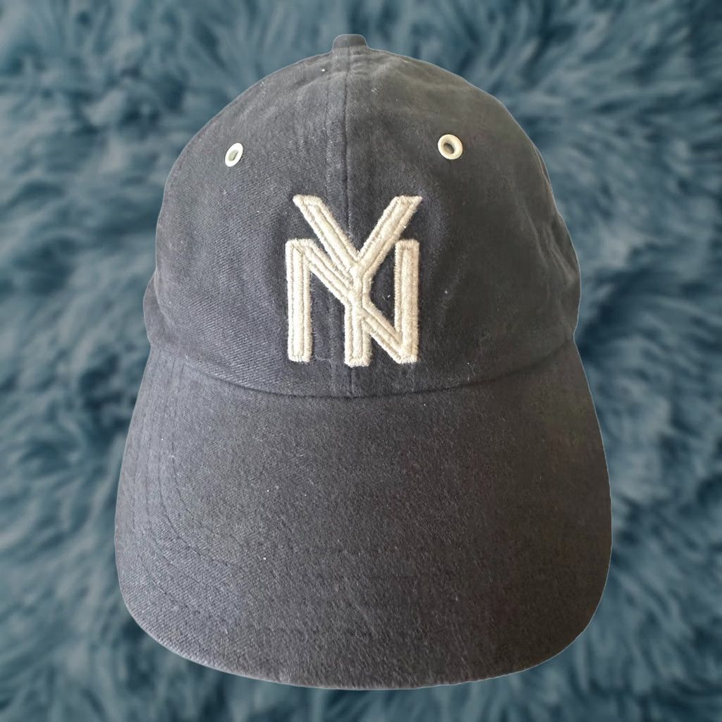 Vintage VINTAGE Blue Marlin Baseball Hat USA Yankees 1935 New York Black NWT Adjustable Cotton Hat Unisex Adults USA Theme Rare Cap Size ONE SIZE - 1 Thumbnail