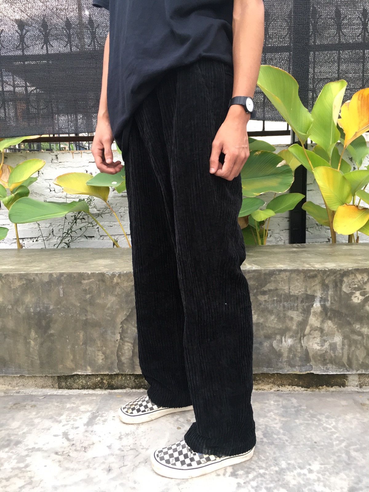 image of Beams Plus x Corduroi Club Beams Japan Corduroy Pants 2000S Era in Black, Men's (Size 30)