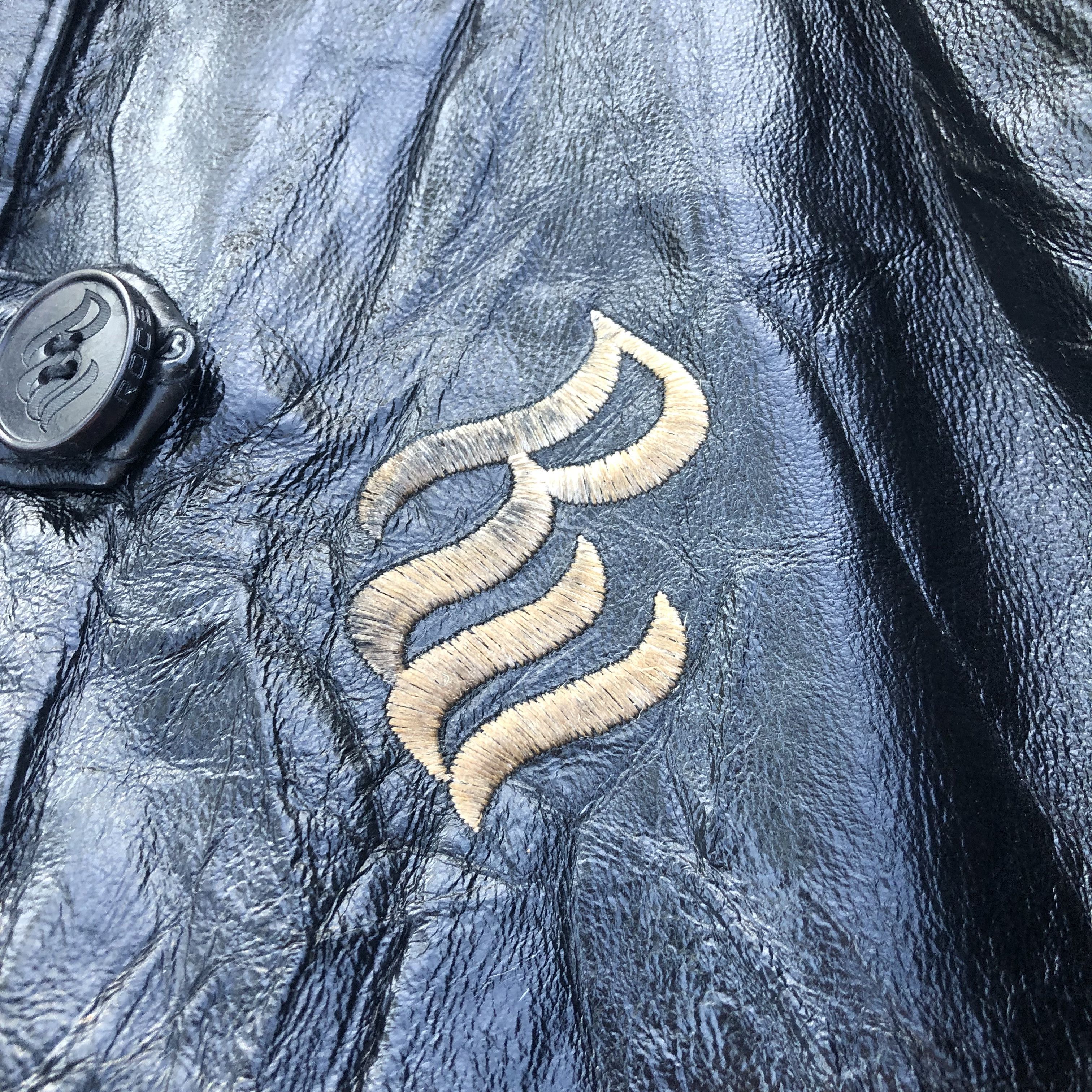 Rocawear Y2K Rocawear Leather Down Puffer Jacket Fur Hood Bomber Size M / US 6-8 / IT 42-44 - 7 Thumbnail
