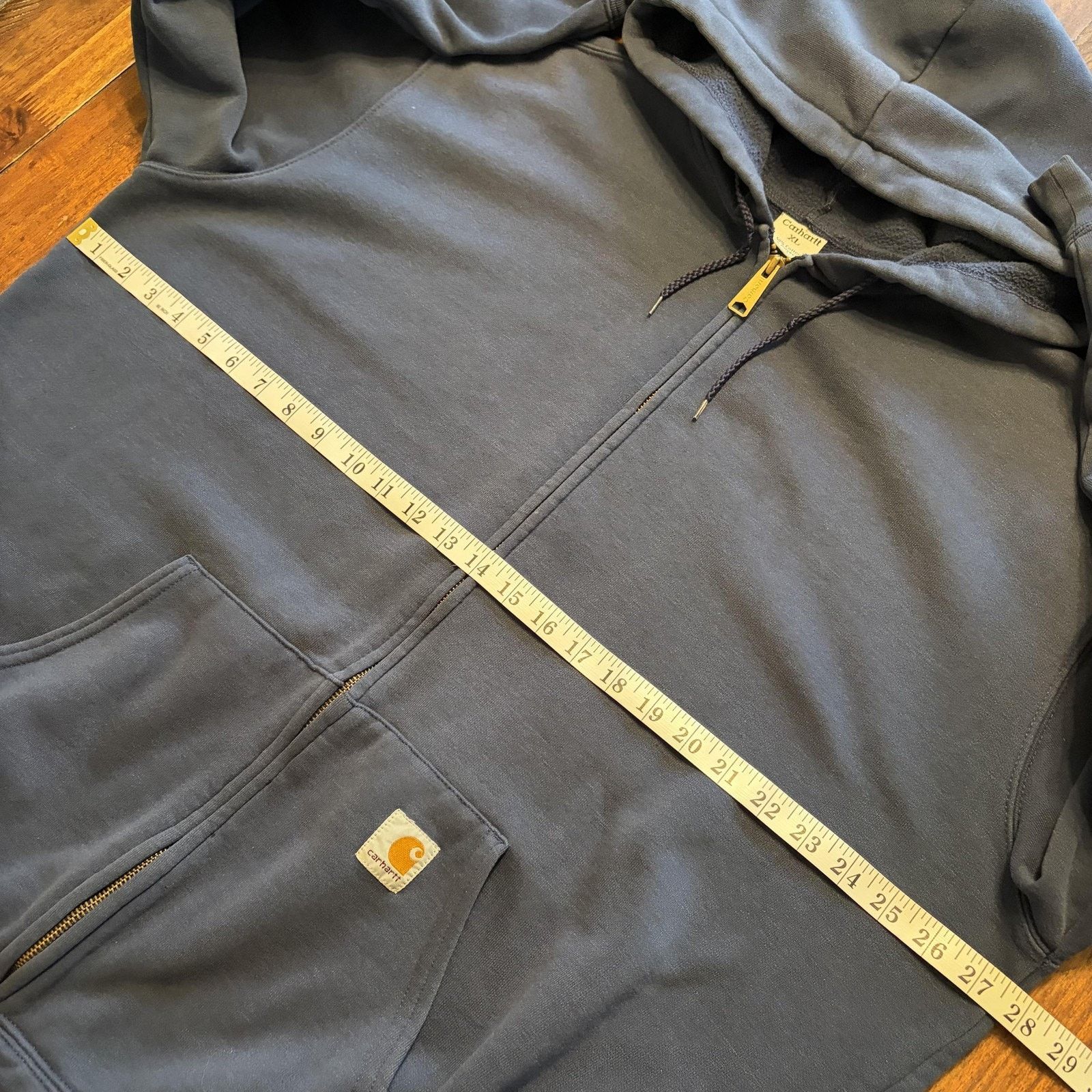 Carhartt Carhartt Hoodie Sweatshirt Mens XL Fleece Full Zip Workwear Size US XL / EU 56 / 4 - 8 Thumbnail