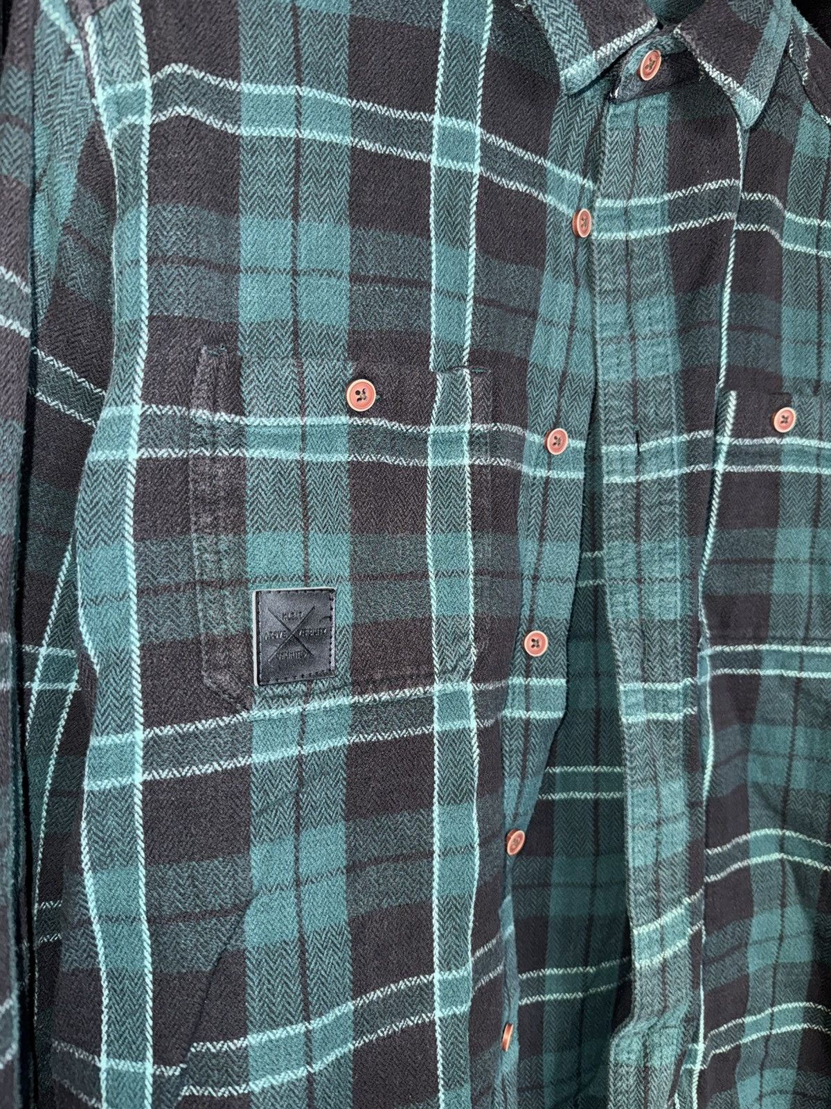 KAVU KAVU Flannel Long Sleeve button up Medium Size US M / EU 48-50 / 2 - 2 Thumbnail
