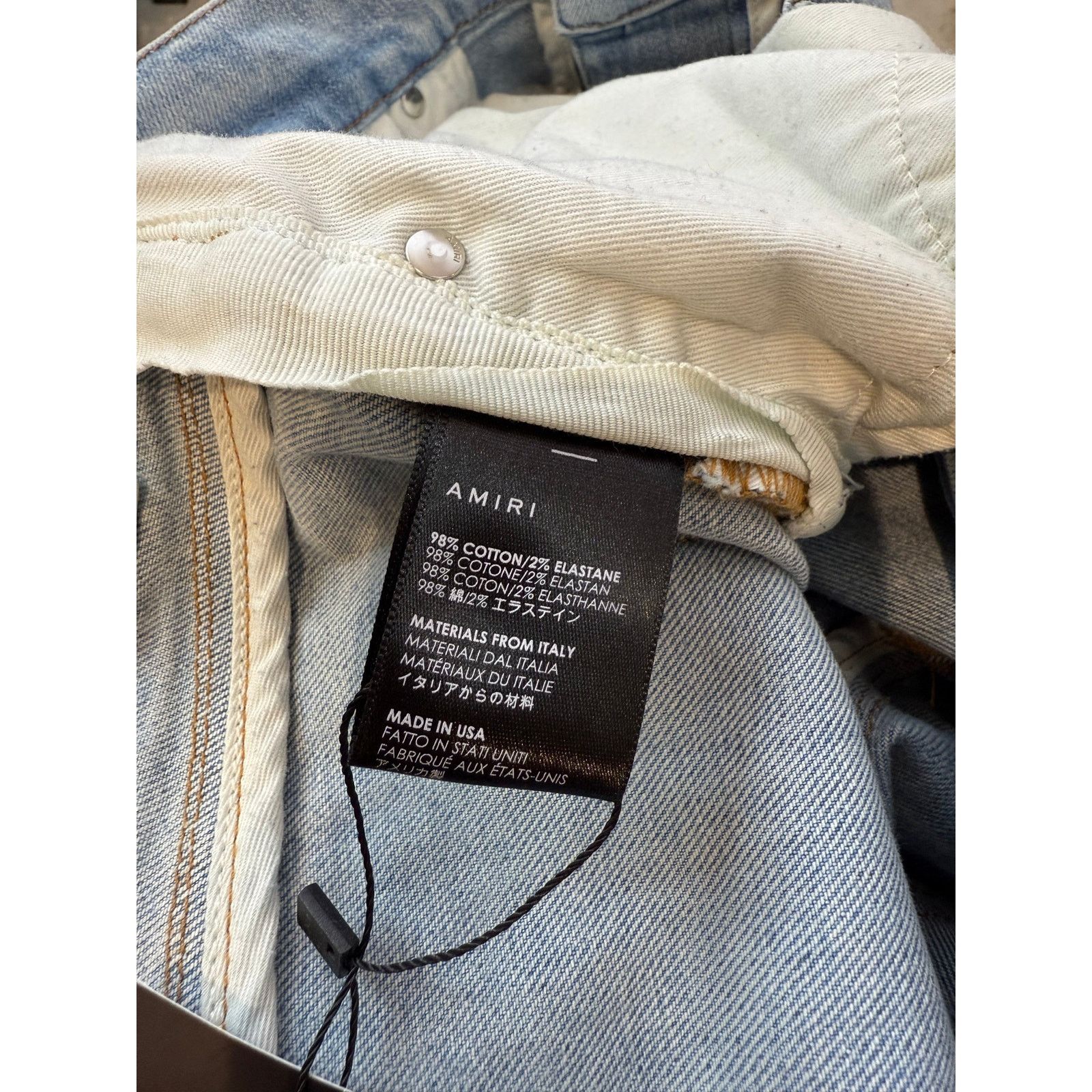 Amiri Amiri MX1 Zebra Patch Jeans Size US 38 / EU 54 - 4 Thumbnail