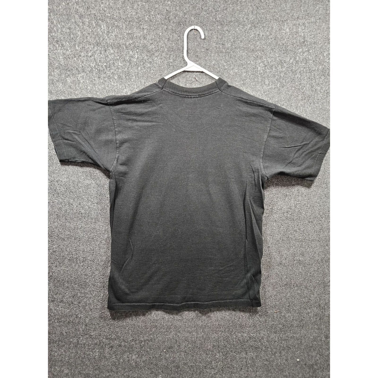 Fruit Of The Loom VINTAGE 1992 US Armed Forces Korean War Vet The Forgotten War T Shirt Large Black Unisex Cotton Graphic Tee 1990s Size US L / EU 52-54 / 3 - 6 Thumbnail