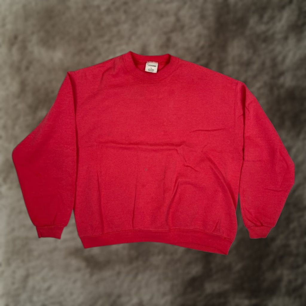 Vintage VINTAGE Cheetah Sweatshirt Women XL Pink Fleece Crewneck USA Made Sweatshirt Pullover Regular Long Sleeve Size XL / US 12-14 / IT 48-50 - 1 Thumbnail