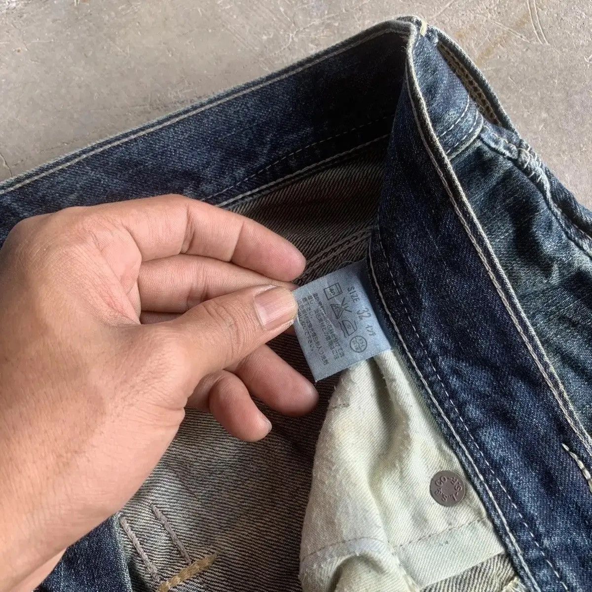 Levi's Levi’s 503XX Jeans Mudwash 32x31 Distressed Denim Pants Size US 32 / EU 48 - 13 Thumbnail