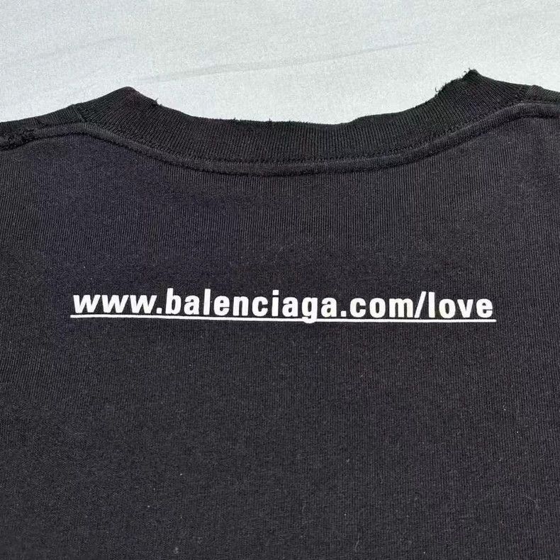 Balenciaga Balenciaga I Love U Black Sabotage Short Sleeve 2504-Nextar Size US XXS / EU 40 - 6 Thumbnail