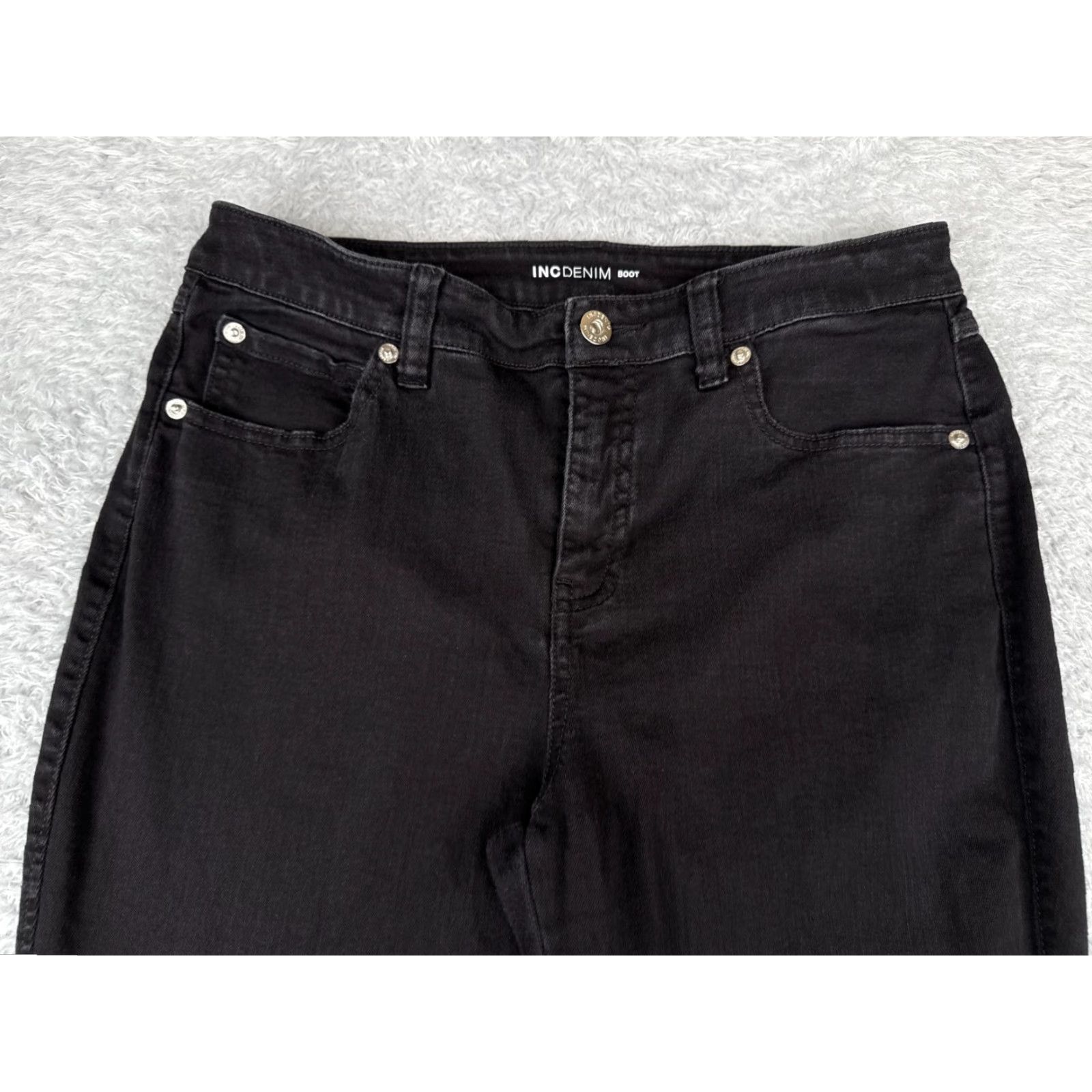 J.Crew J.Crew Jeans Women 29 S Blue Denim Bootcut Low Rise Dark Wash Cotton 29x29 Size 29" - 4 Thumbnail