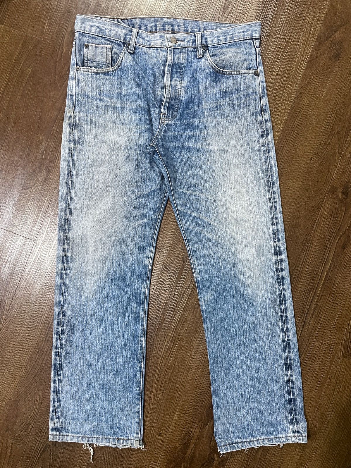 Levi's × Vintage Very Rare Vintage Levi’s 501 Big E Selvedge All Around Size US 34 / EU 50 - 4 Thumbnail
